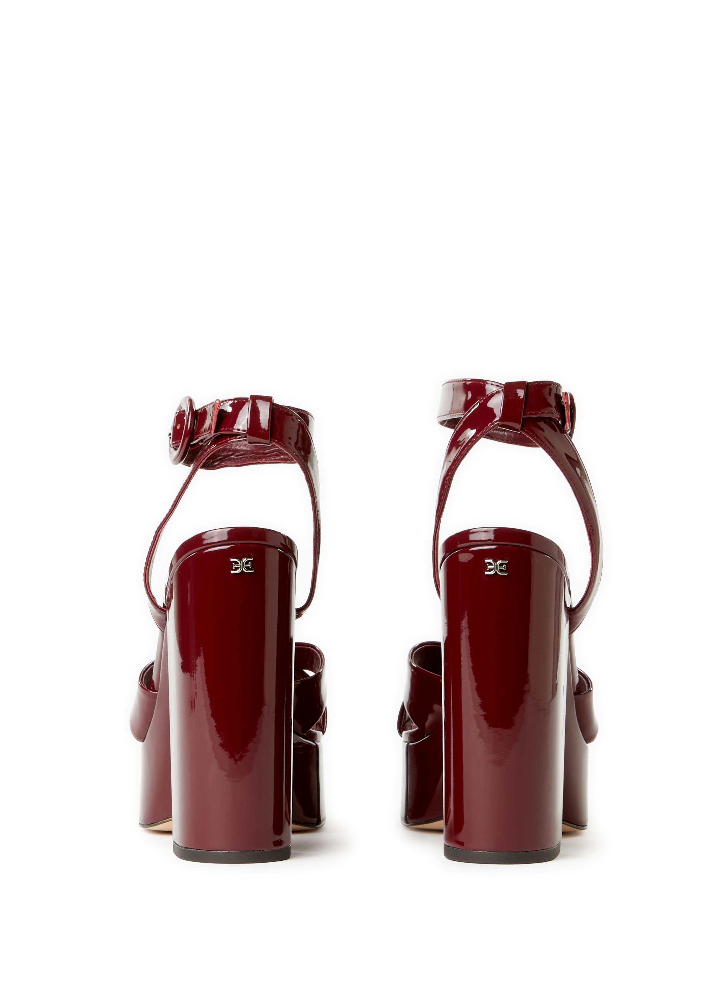 Escarpins vernis en cuir SAM EDELMAN Rouge