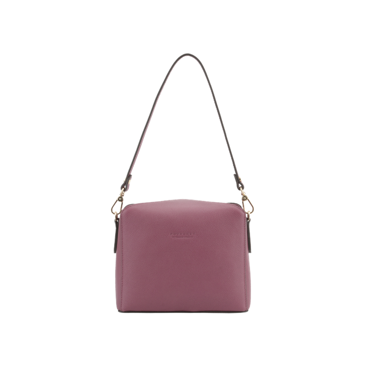 Cassetta cuir - sac porté travers POURCHET Violet