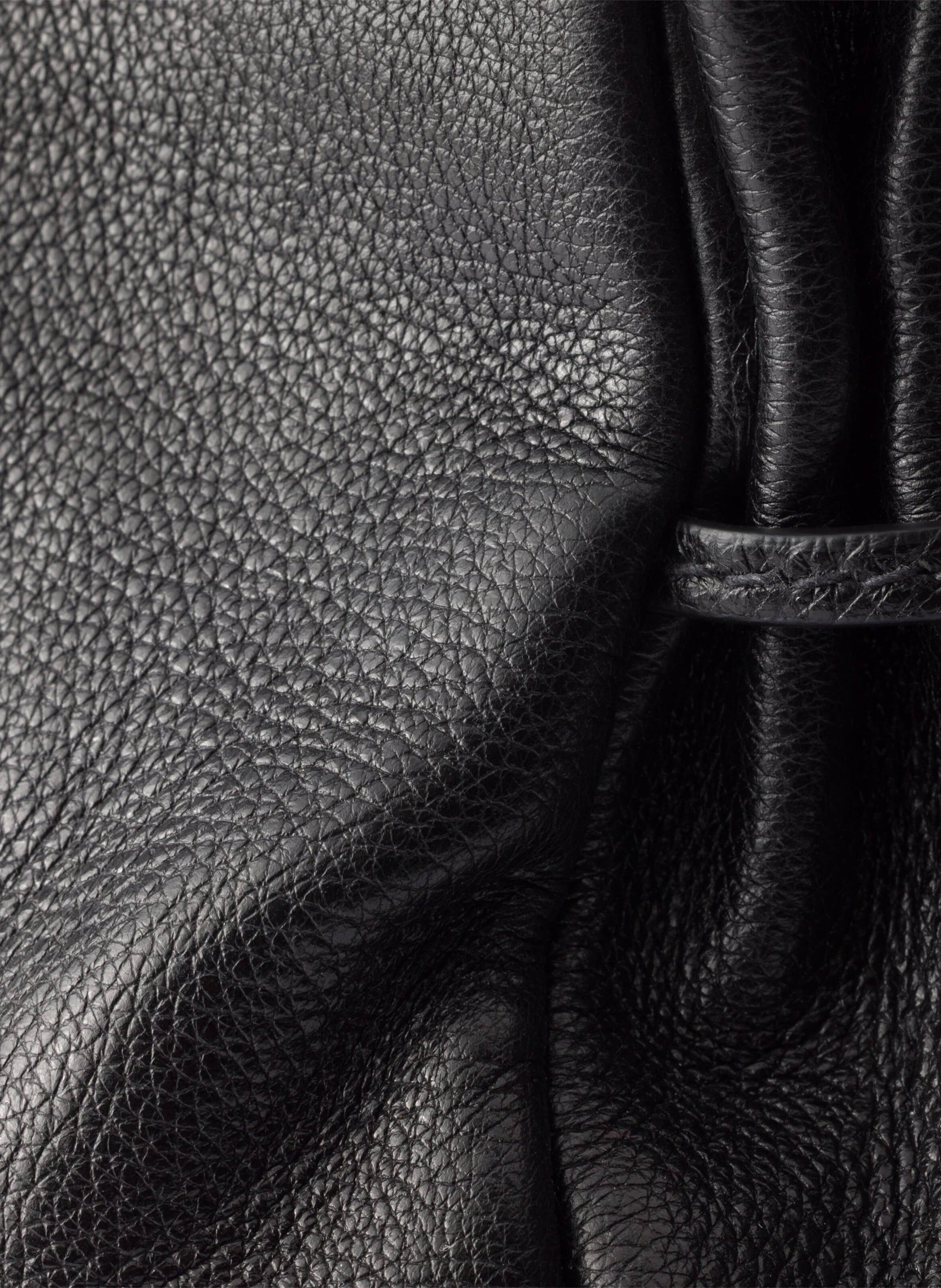 Cabas prada bonnie en cuir vieilli de taille moyen PRADA Noir