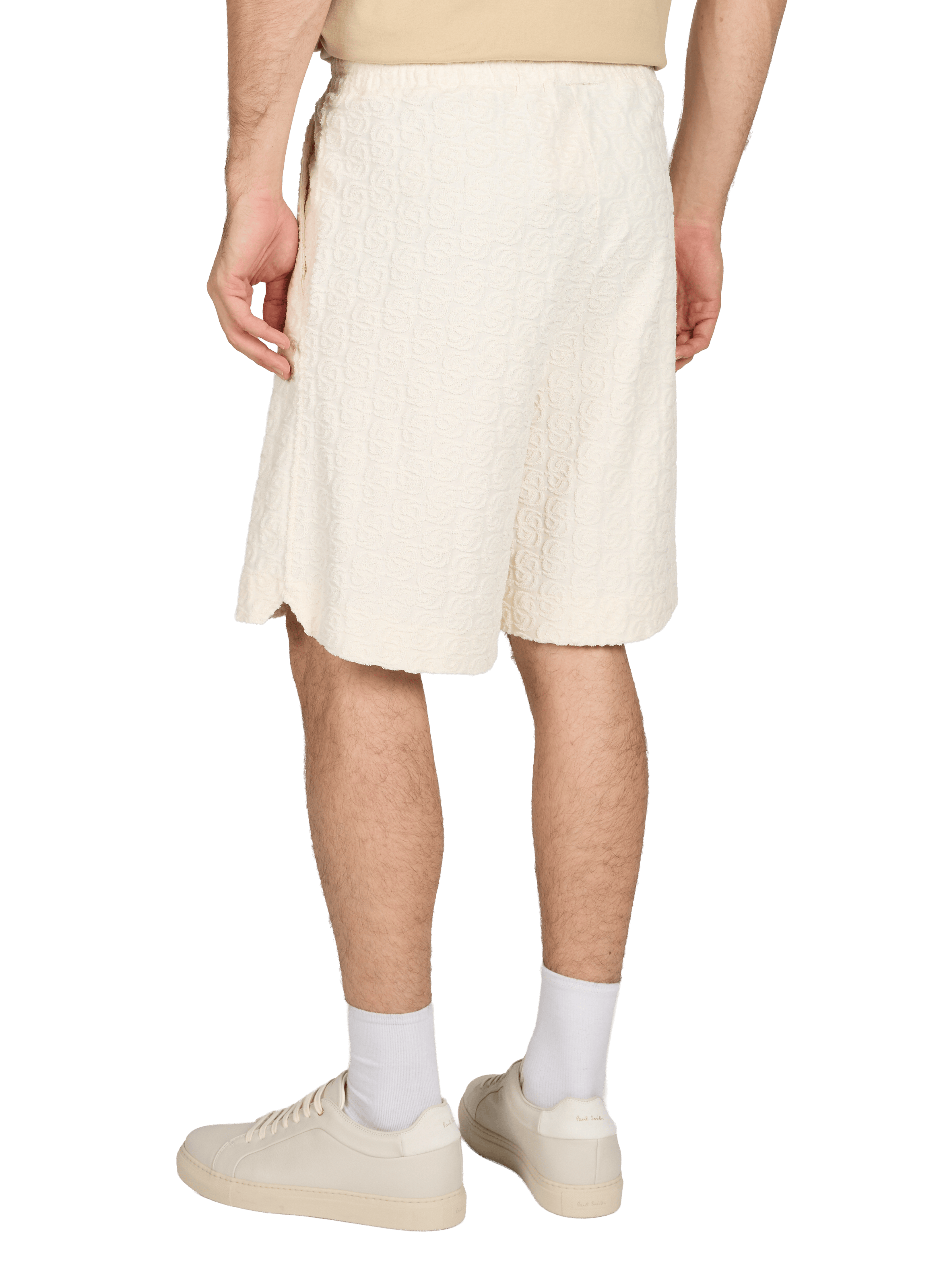 Short logoed in cotton DROLE DE MONSIEUR White