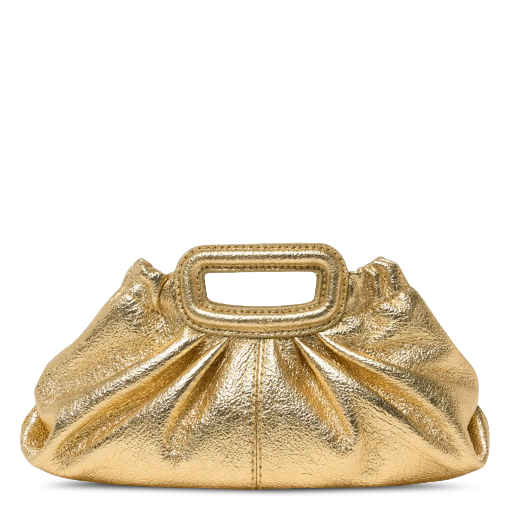 Pochette en cuir MAJE Doré