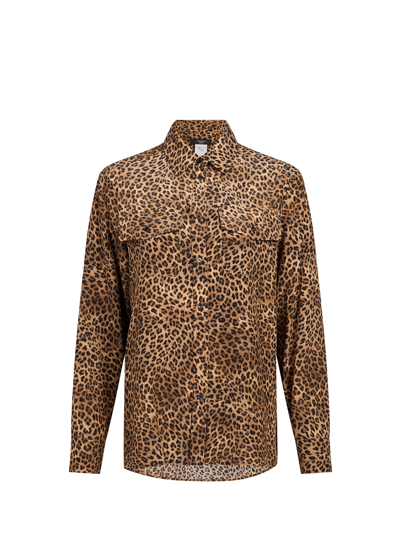 Chemise imprimé léopard en soie MAX MARA WEEK END Multicolore