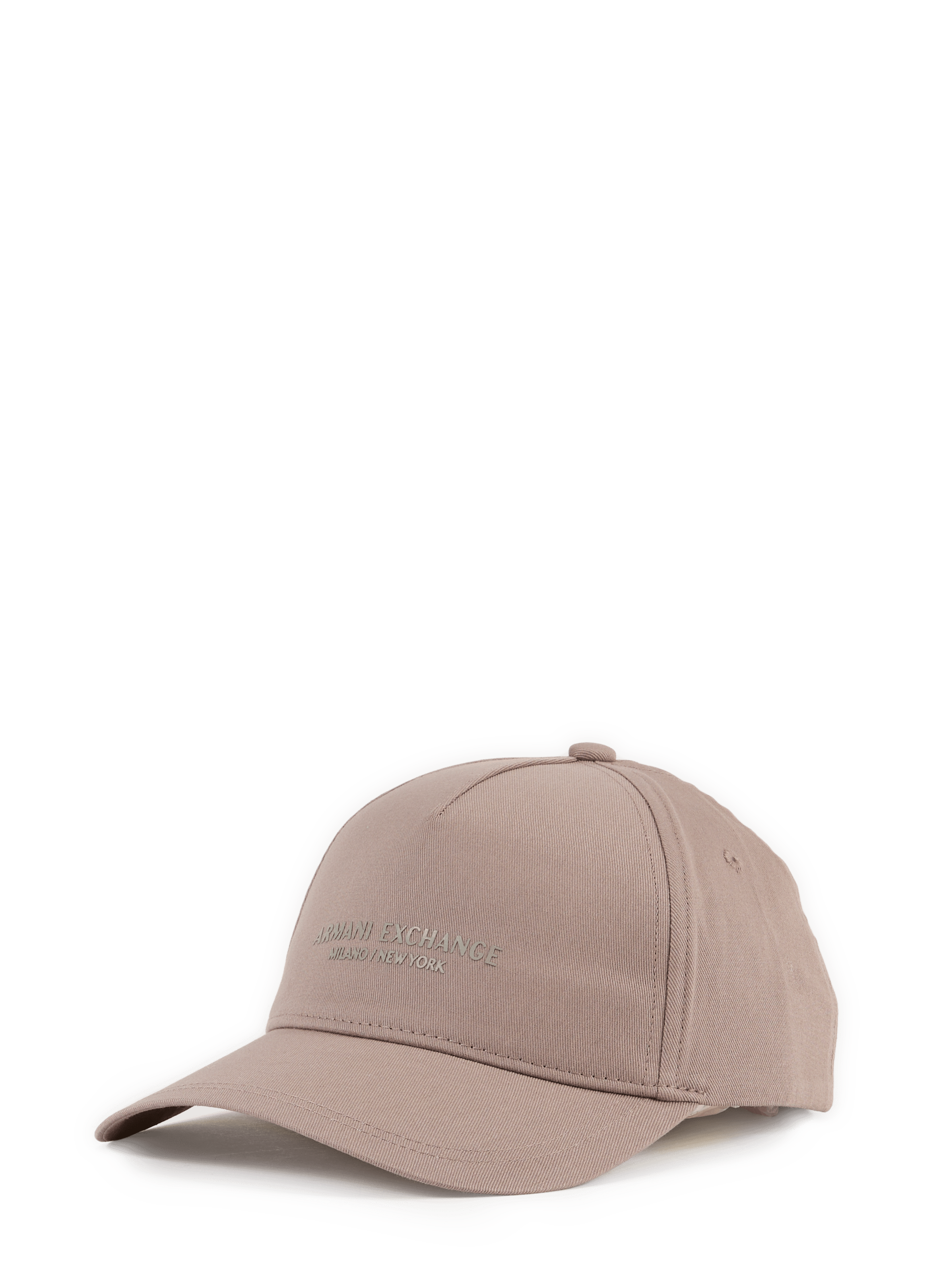 Casquette à visière avec logo NY en coton ARMANI EXCHANGE Marron