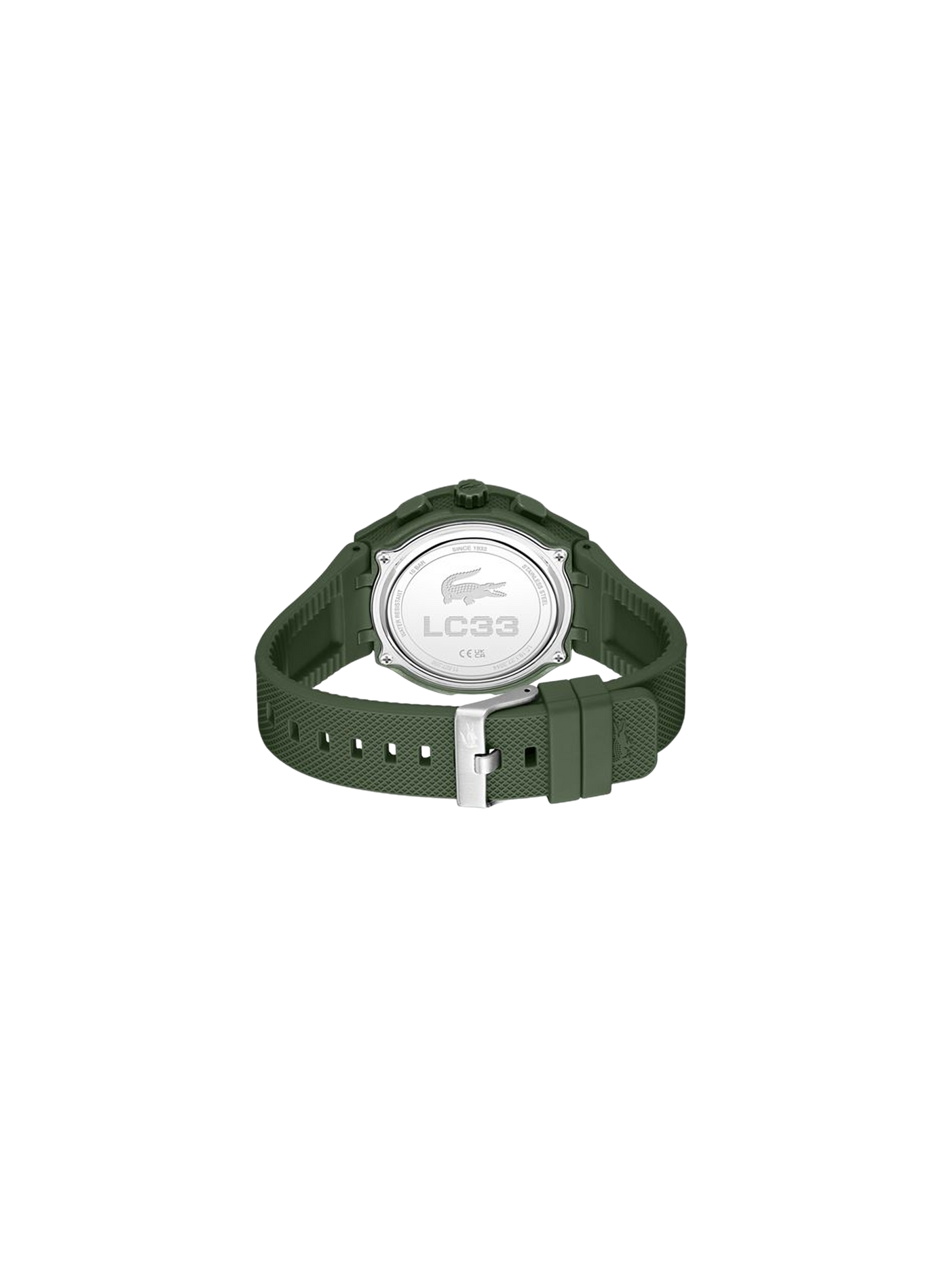 Montre quartz LC33 en silicone LACOSTE MONTRES Vert