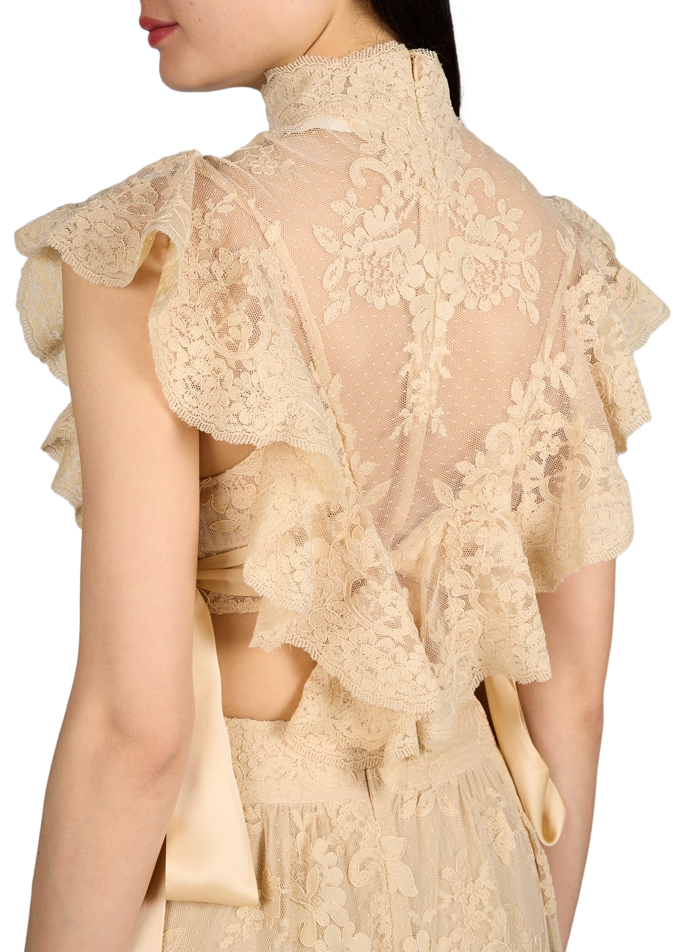 Corsage en dentelle Luna ZIMMERMANN Blanc