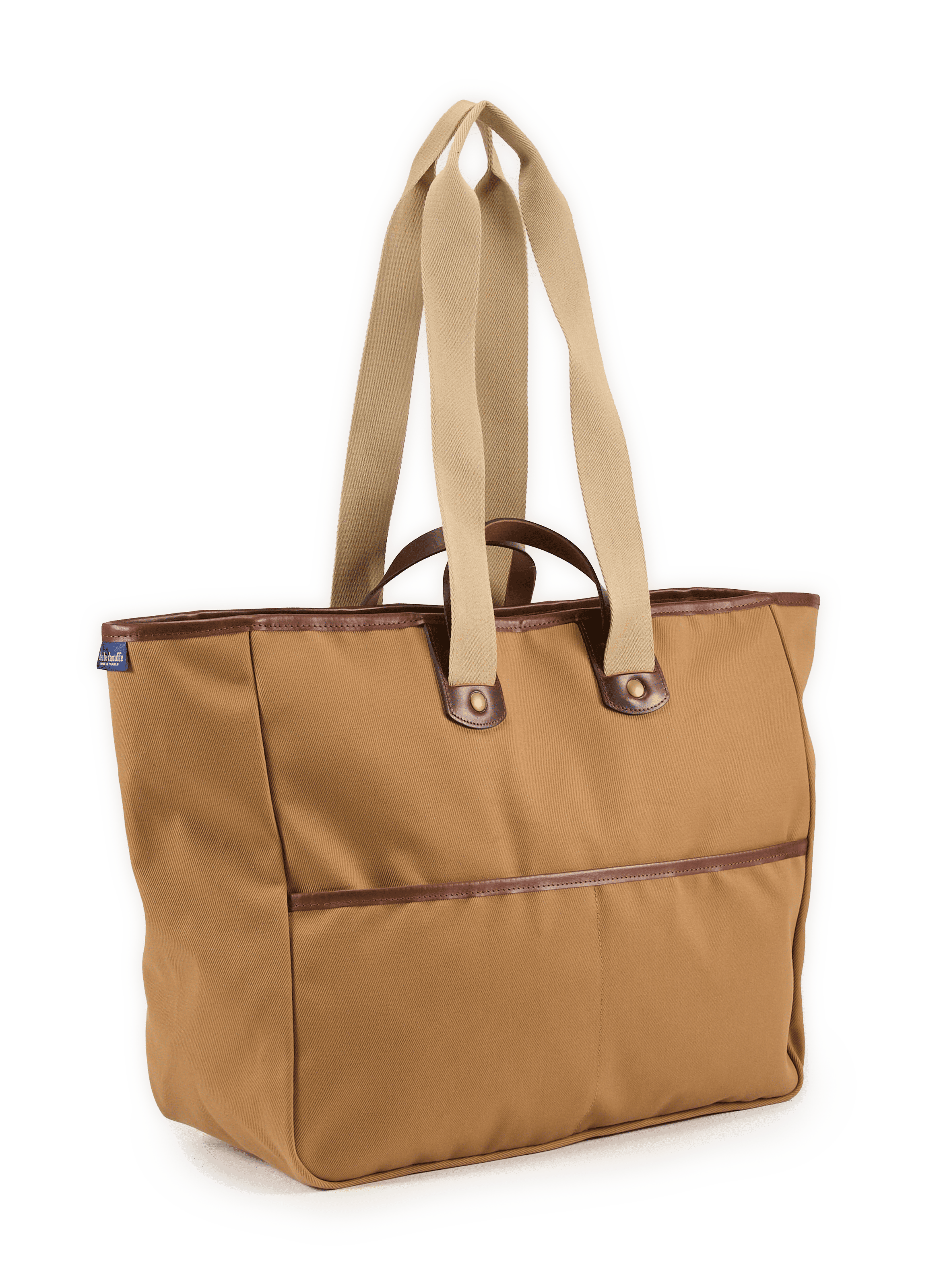 Sac cabas 48h Mélo en coton  BLEU DE CHAUFFE Marron