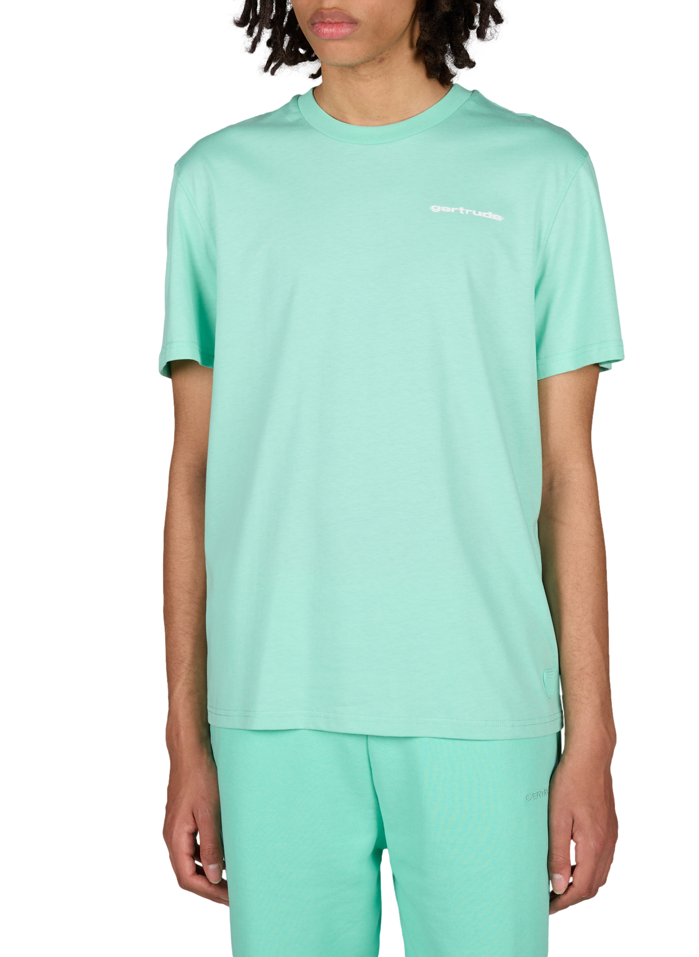 Straight logo t-shirt GERTRUDE ET GASTON Green