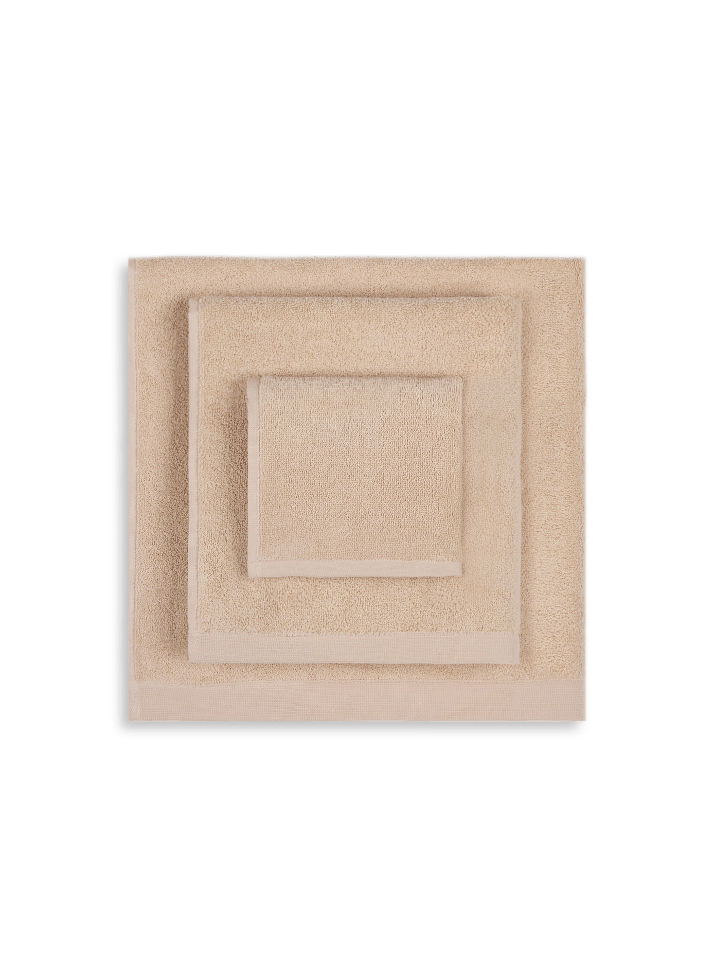 Biologische katoenen handdoek AU PRINTEMPS PARIS Beige