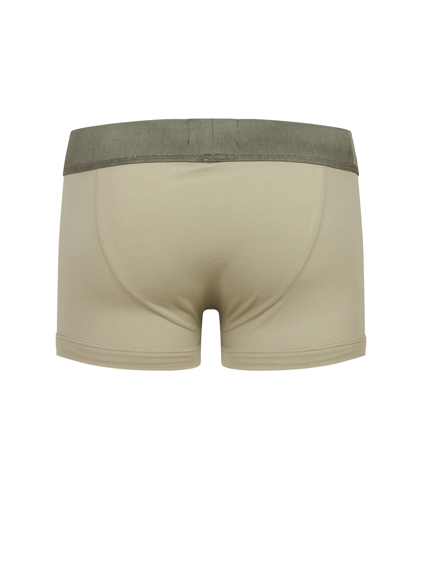 Boxer with elasticated waistband in cotton EMPORIO ARMANI Khaki