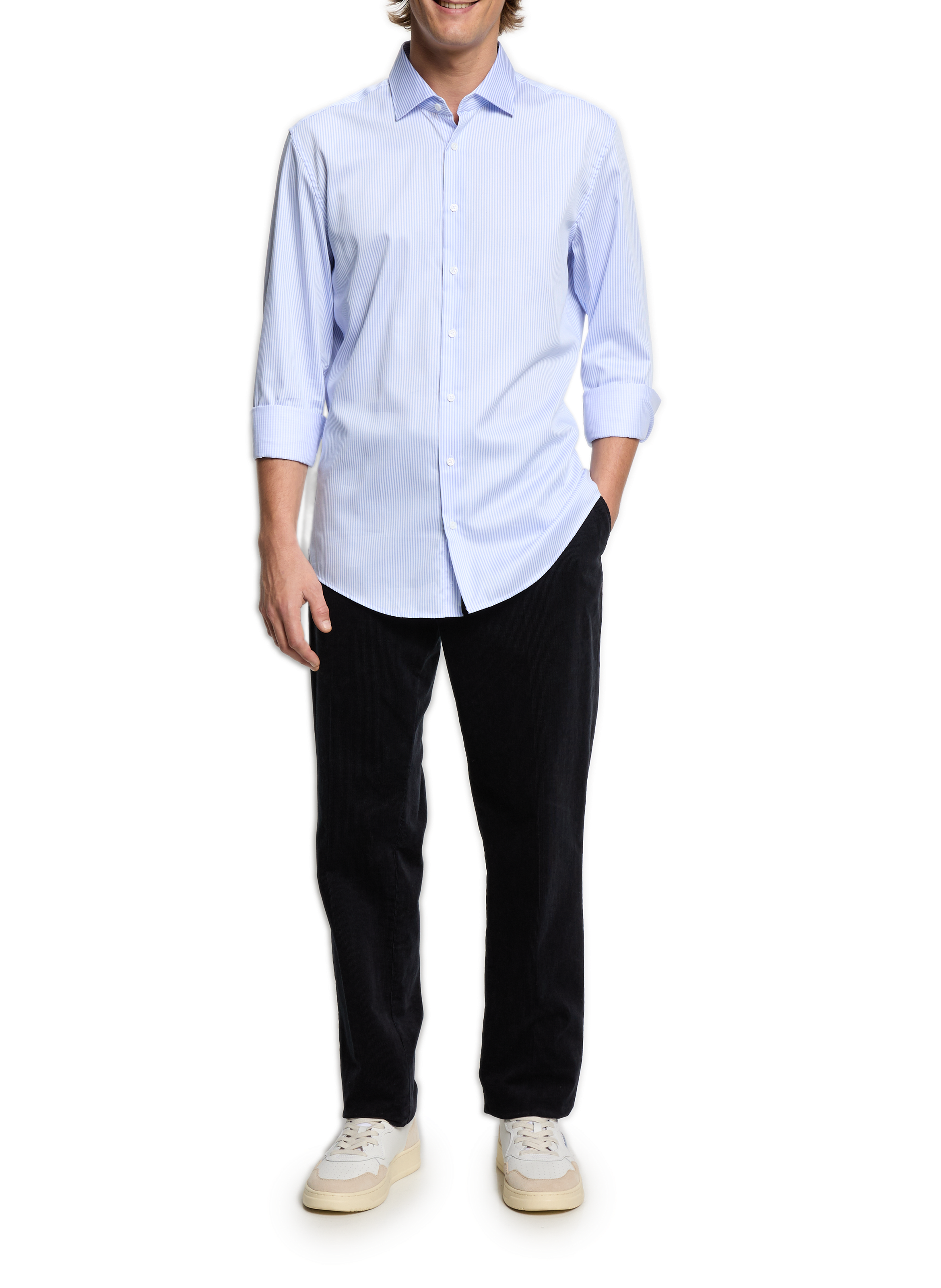 Non-iron shirt SEIDENSTICKER Blue