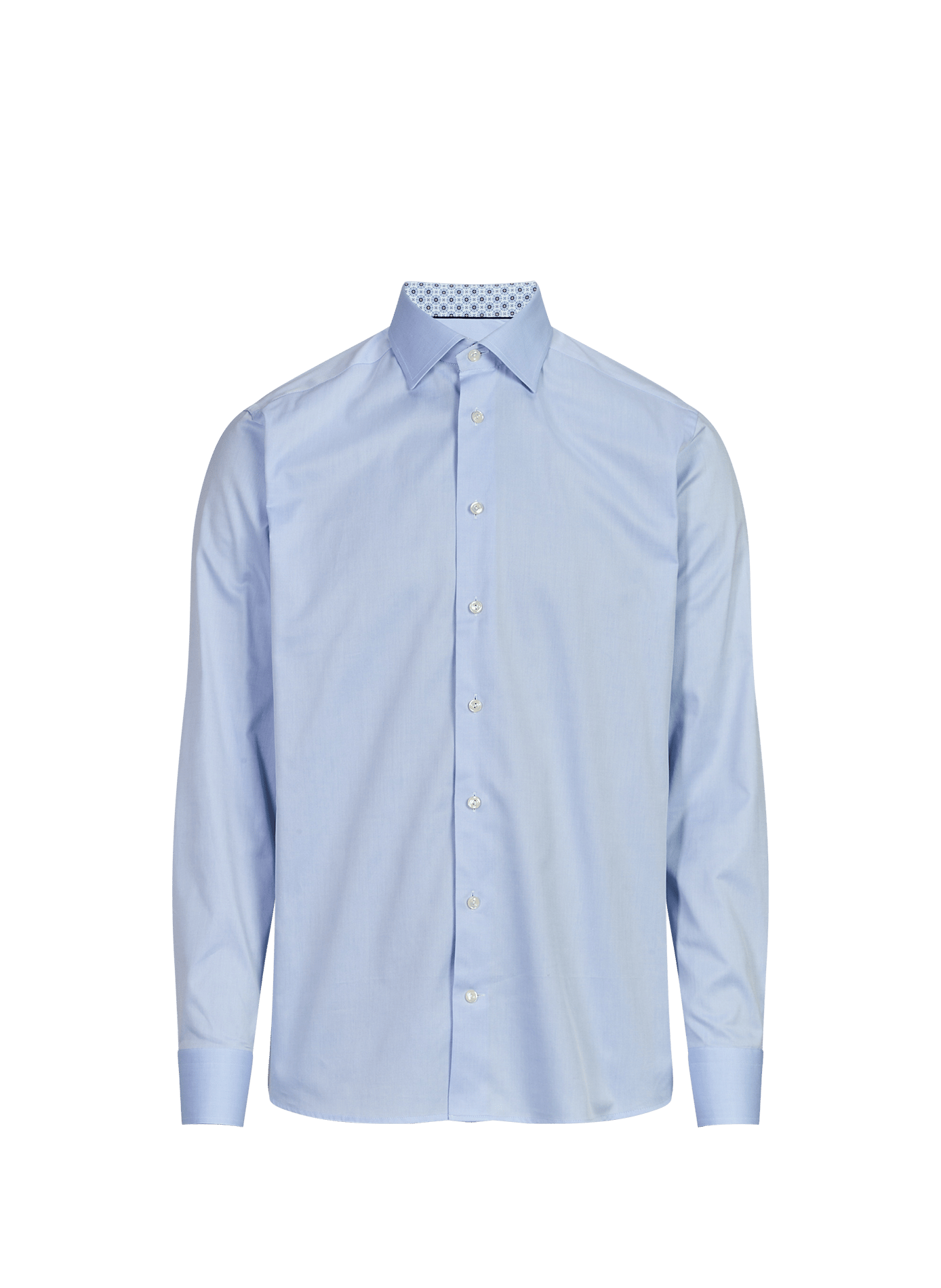 Straight classic collar shirt in cotton ETON Blue