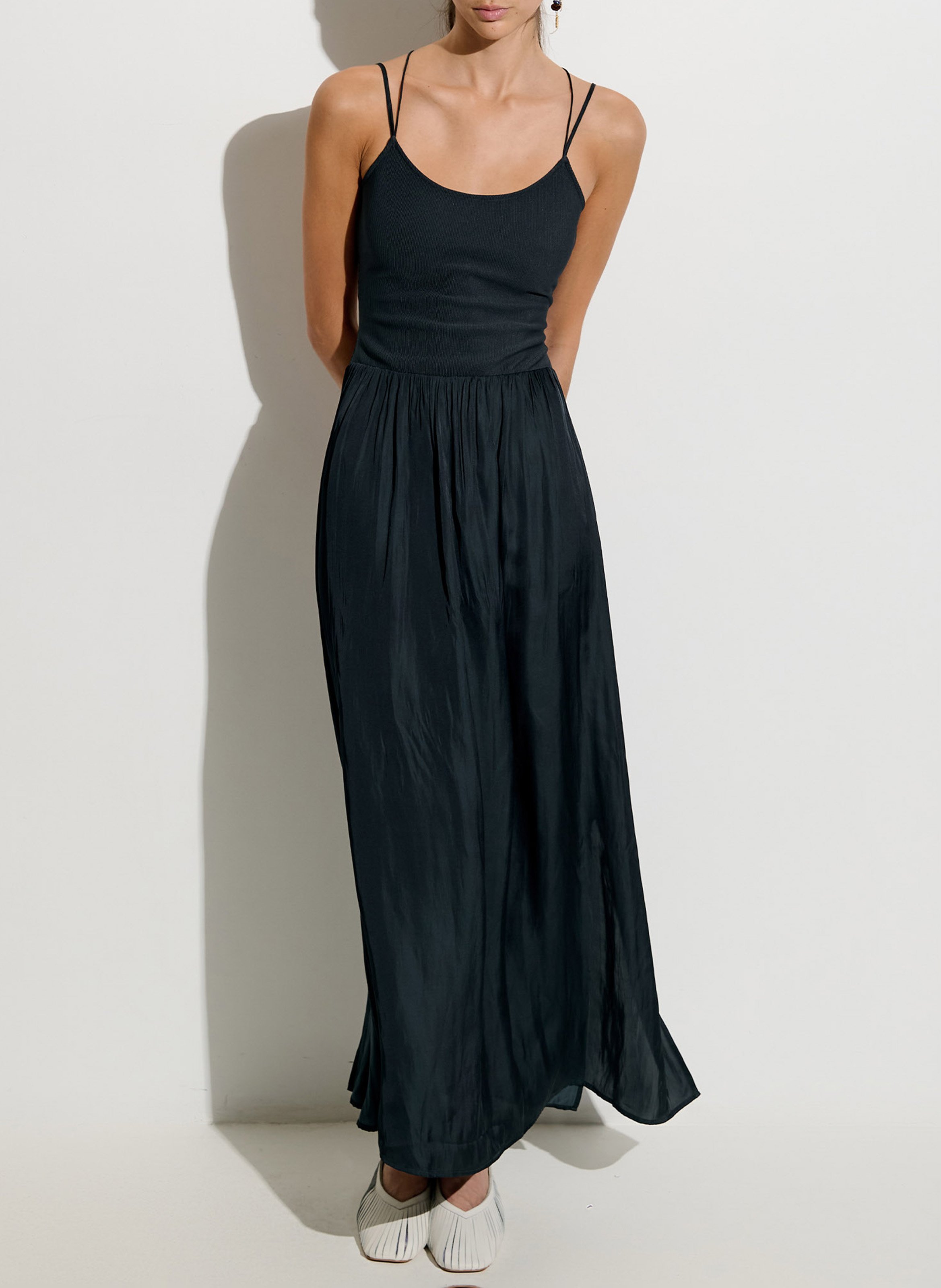 Robe longue col rond sweet mambo SESSUN Vert