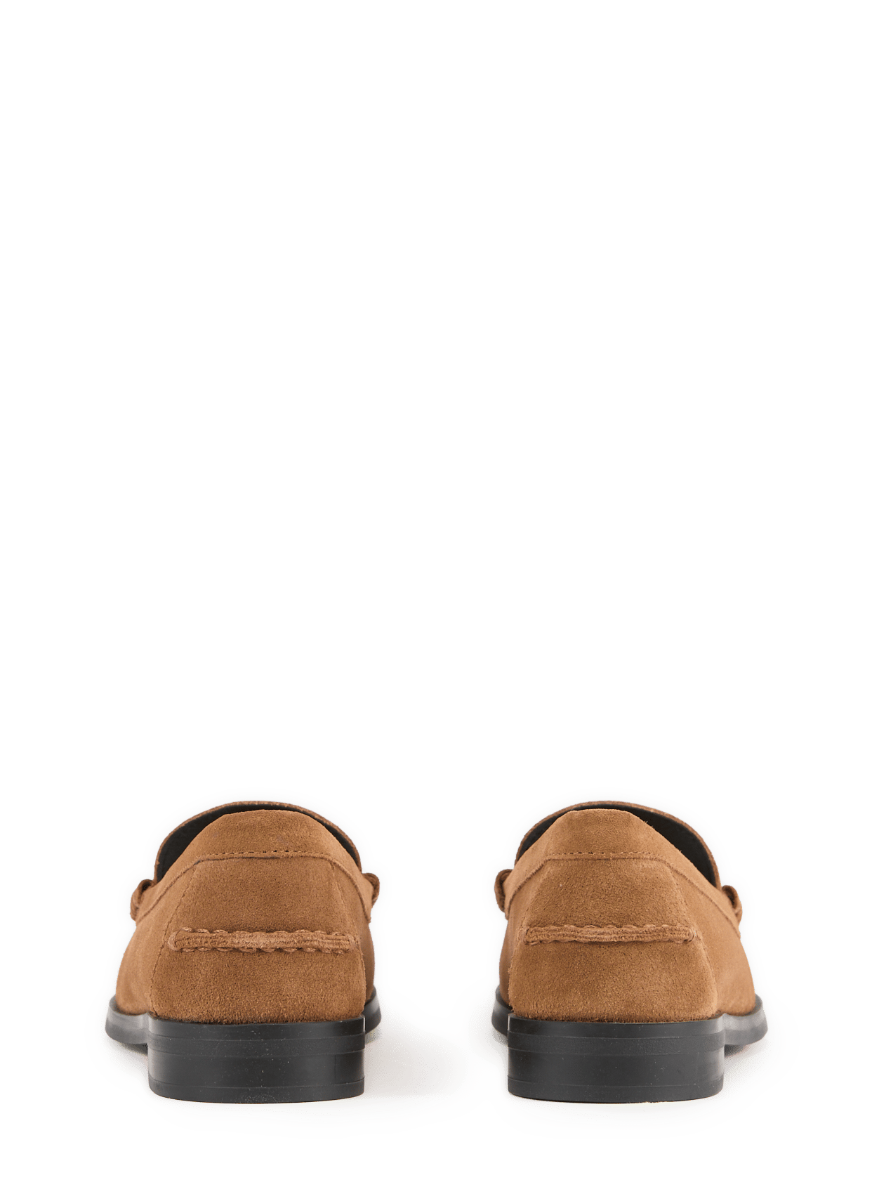 Leather loafers GEOX Brown