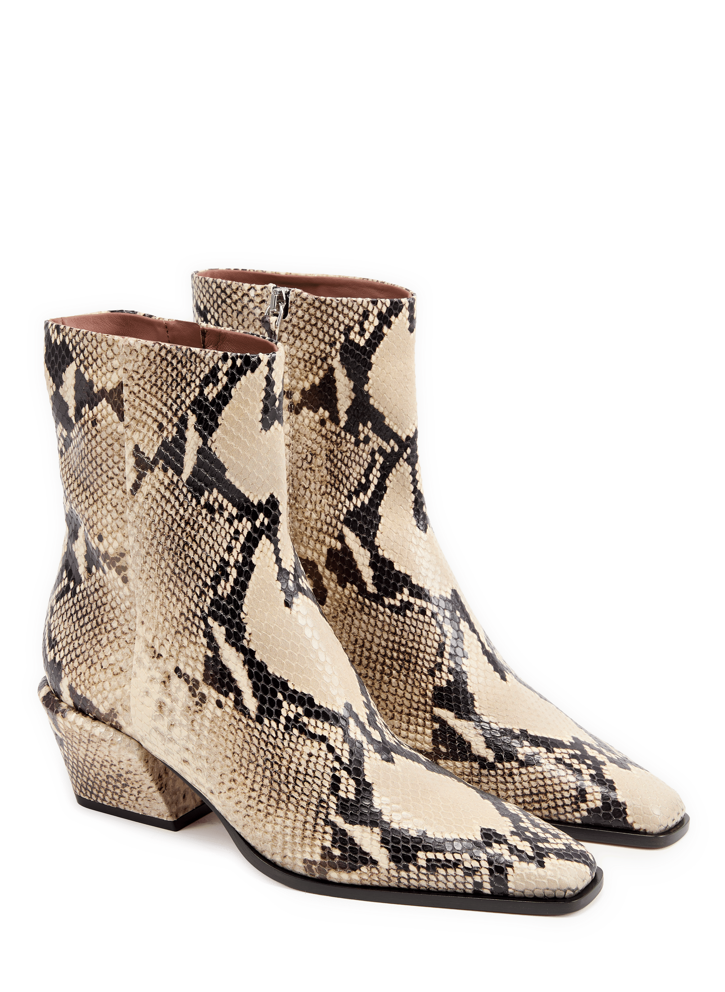 Stiefeletten Bettina aus bedrucktem Kalbsleder PARIS TEXAS Mehrfarbig
