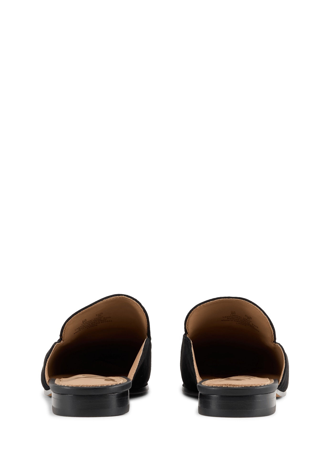 Mules mocassins Linnie en cuir d'agneau SAM EDELMAN Noir