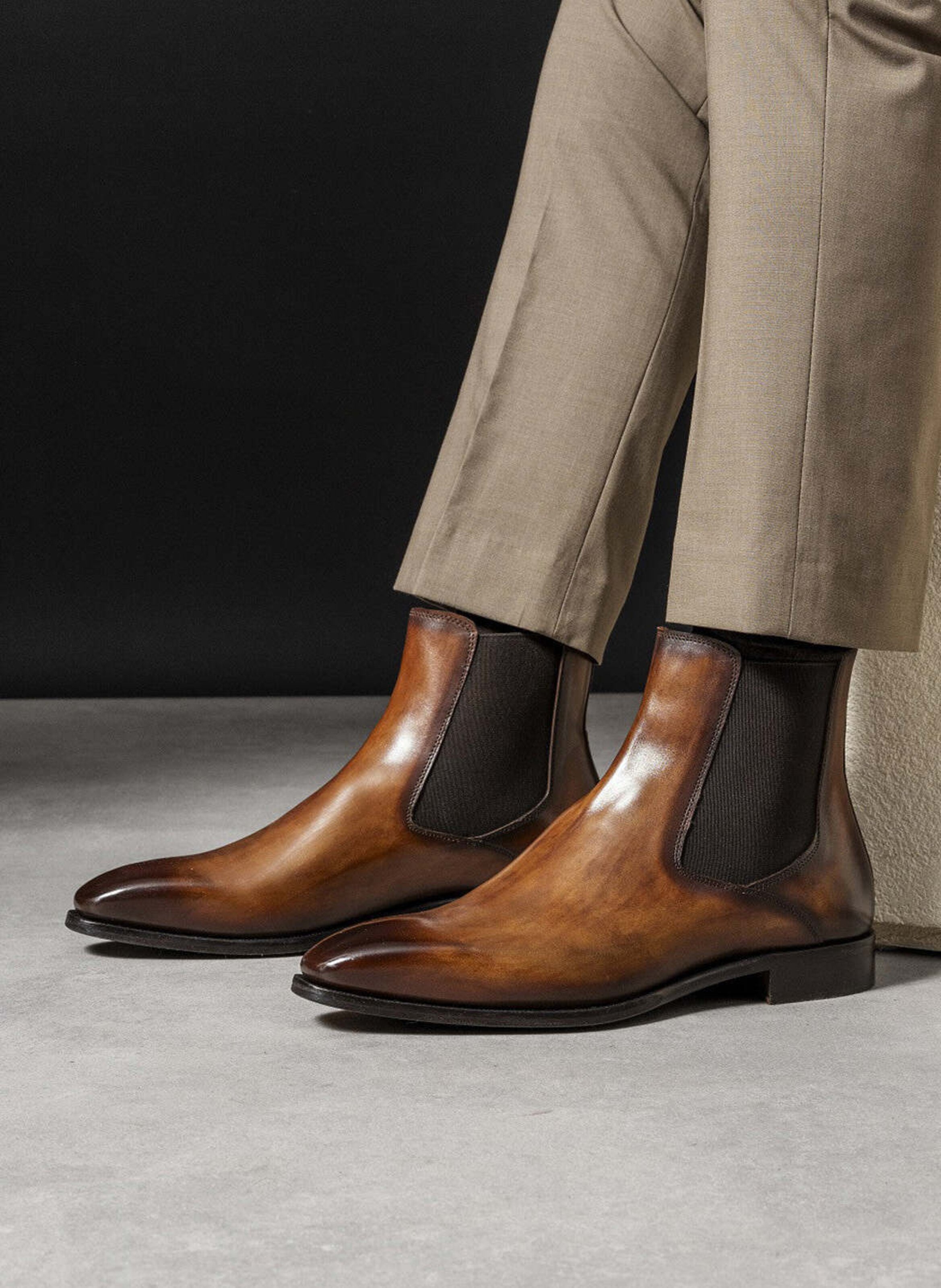 Bottines firenze FINSBURY Marron