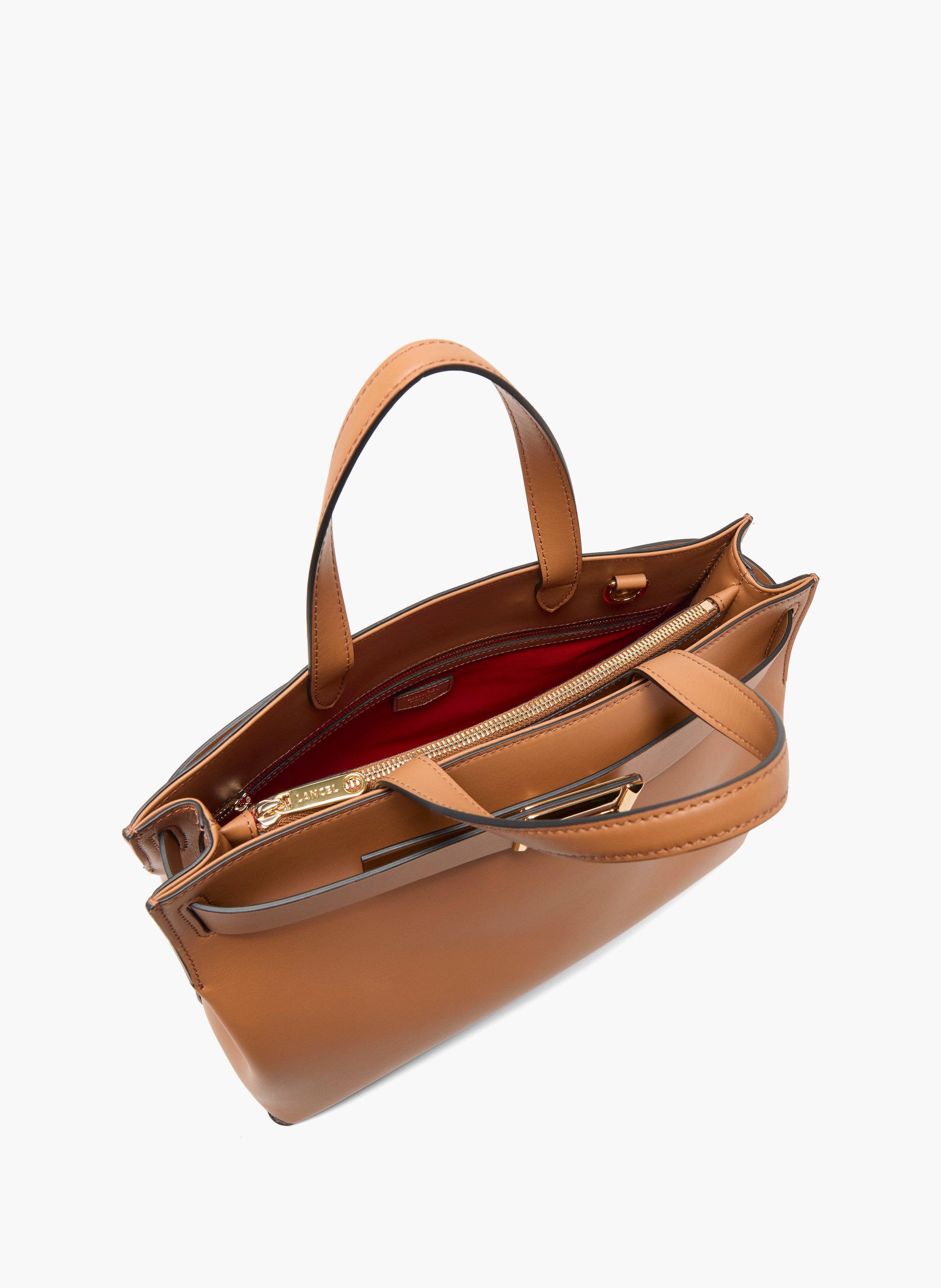 Sac carryall m angèle de lancel en cuir LANCEL Marron