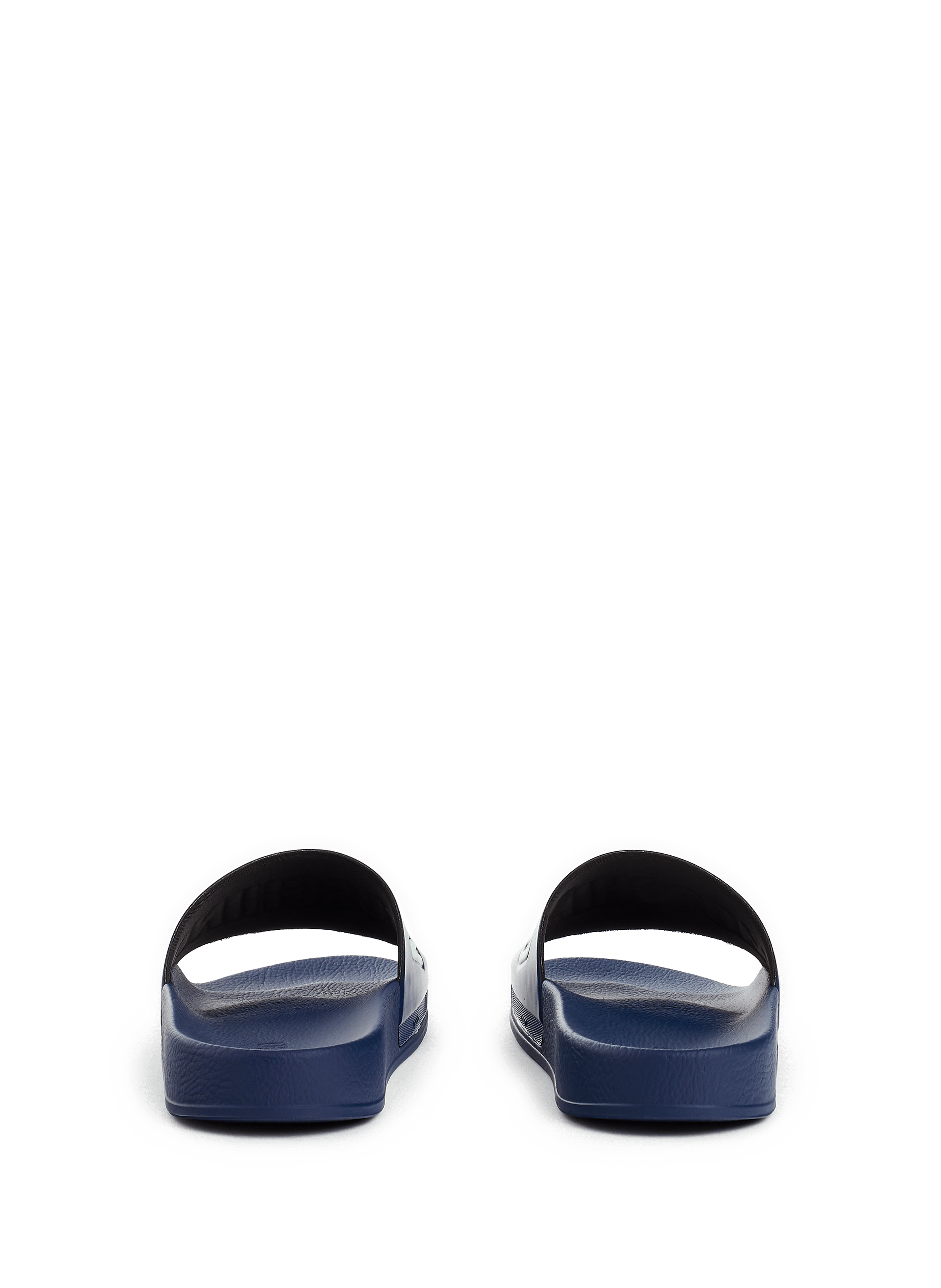 Sliders with logo MOSCHINO Blue