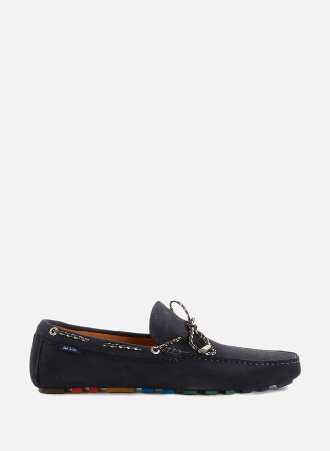 Chaussures bateau en suède PAUL SMITH