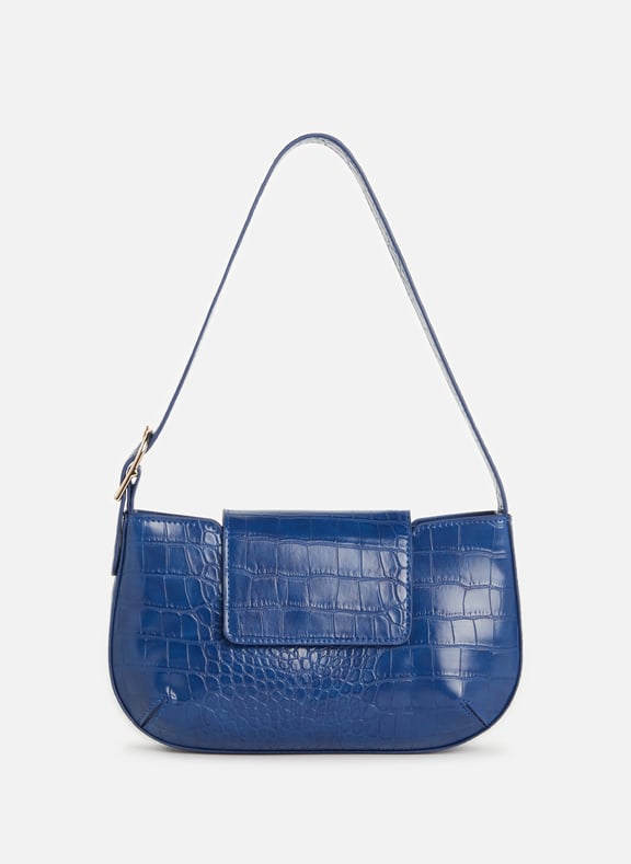 Hobo crocodile handbag Blue by AU PRINTEMPS PARIS AU PRINTEMPS PARIS Hobo crocodile handbag Blue