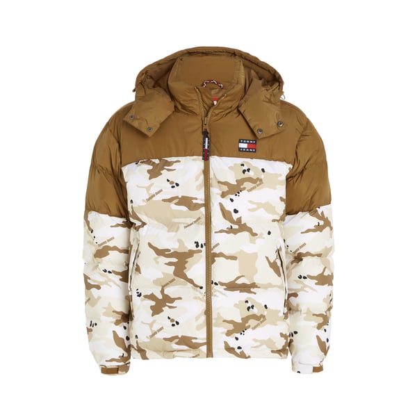 Doudoune à motif camouflage