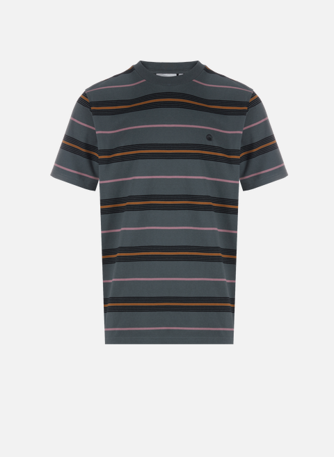 Striped cotton T-shirt GreenCARHARTT WIP 