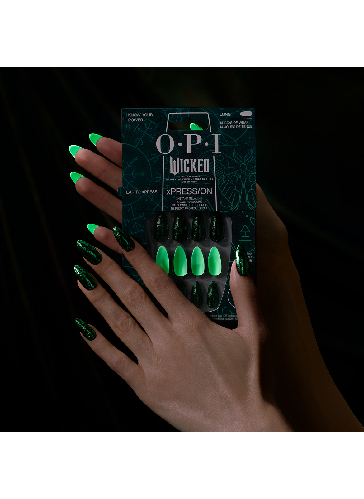 Know Your Power - Reusable Fake Nails OPI No color