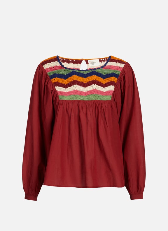 Blouse ample en coton mélangé LEON & HARPER Blouse ample en coton mélangé LEON & HARPER