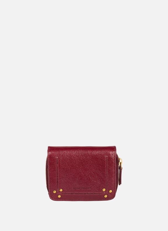 André leather wallet Red by JÉRÔME DREYFUSS JÉRÔME DREYFUSS André leather wallet Red