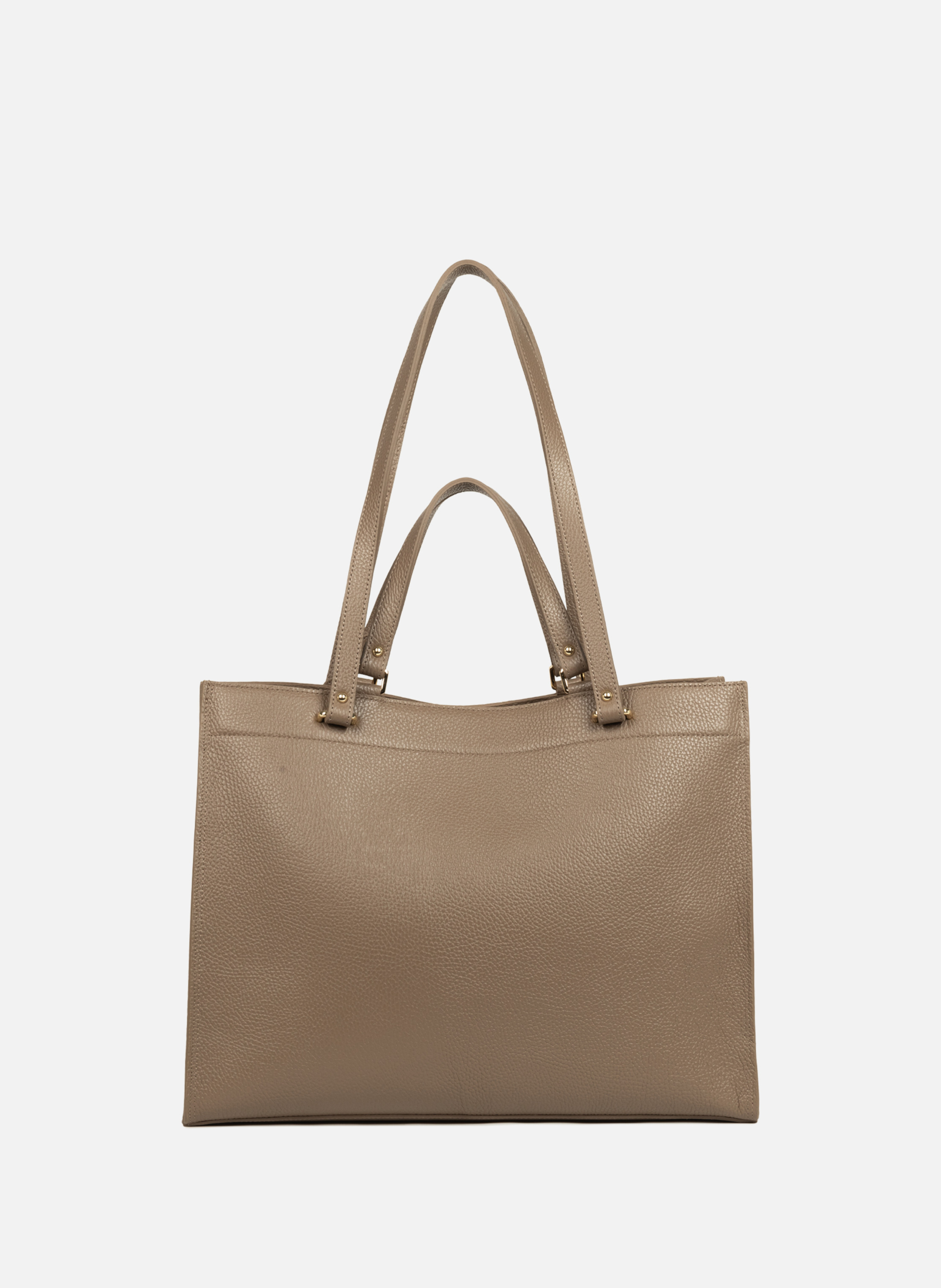Extra large tote bag - Foulonné Double LANCASTER Brown