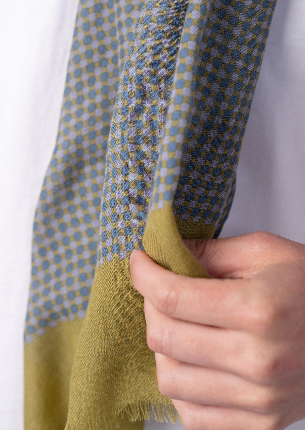 Foulard en laine BILLYBELT Bleu