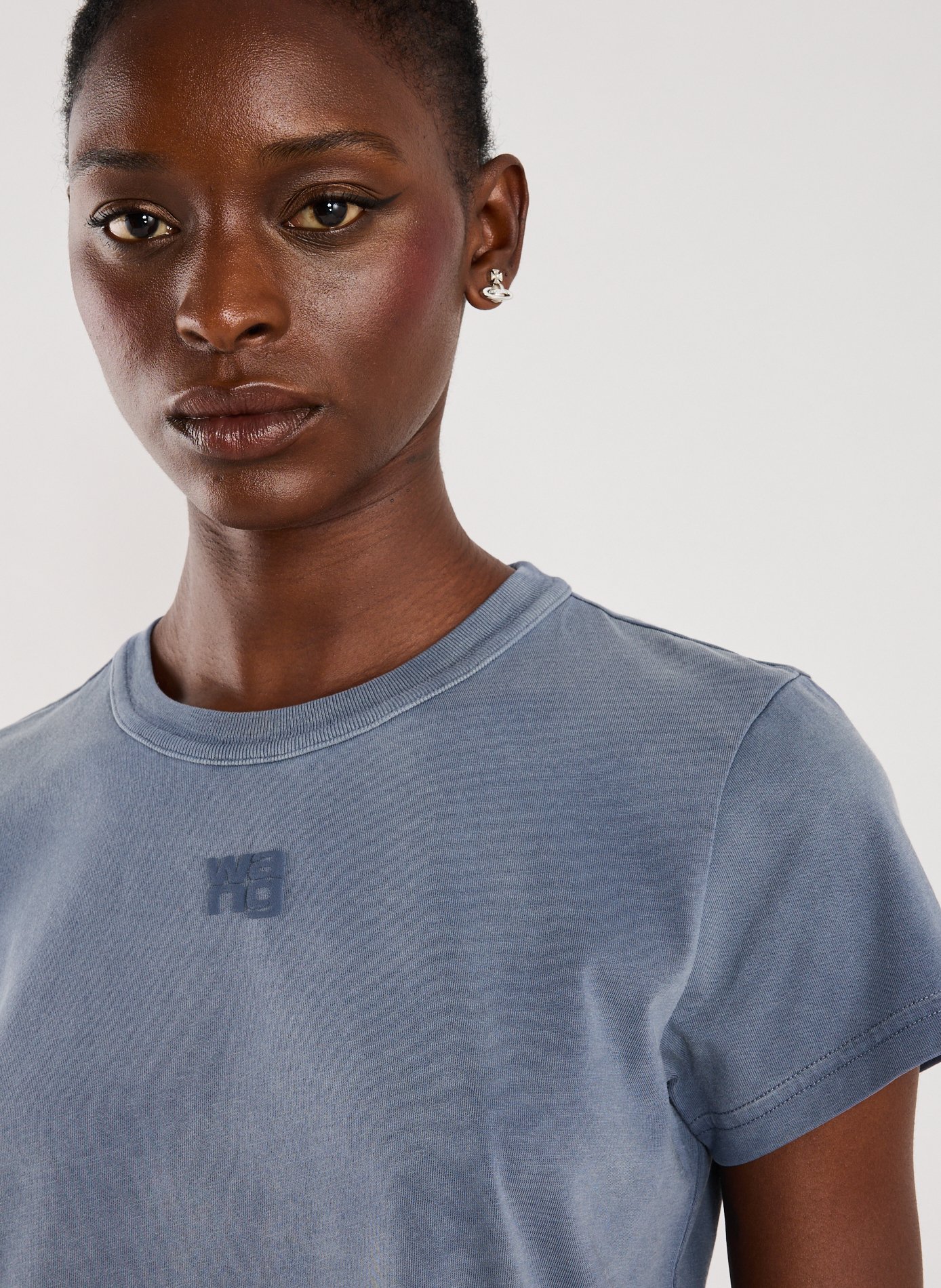 Tee-shirt en coton  ALEXANDER WANG Bleu
