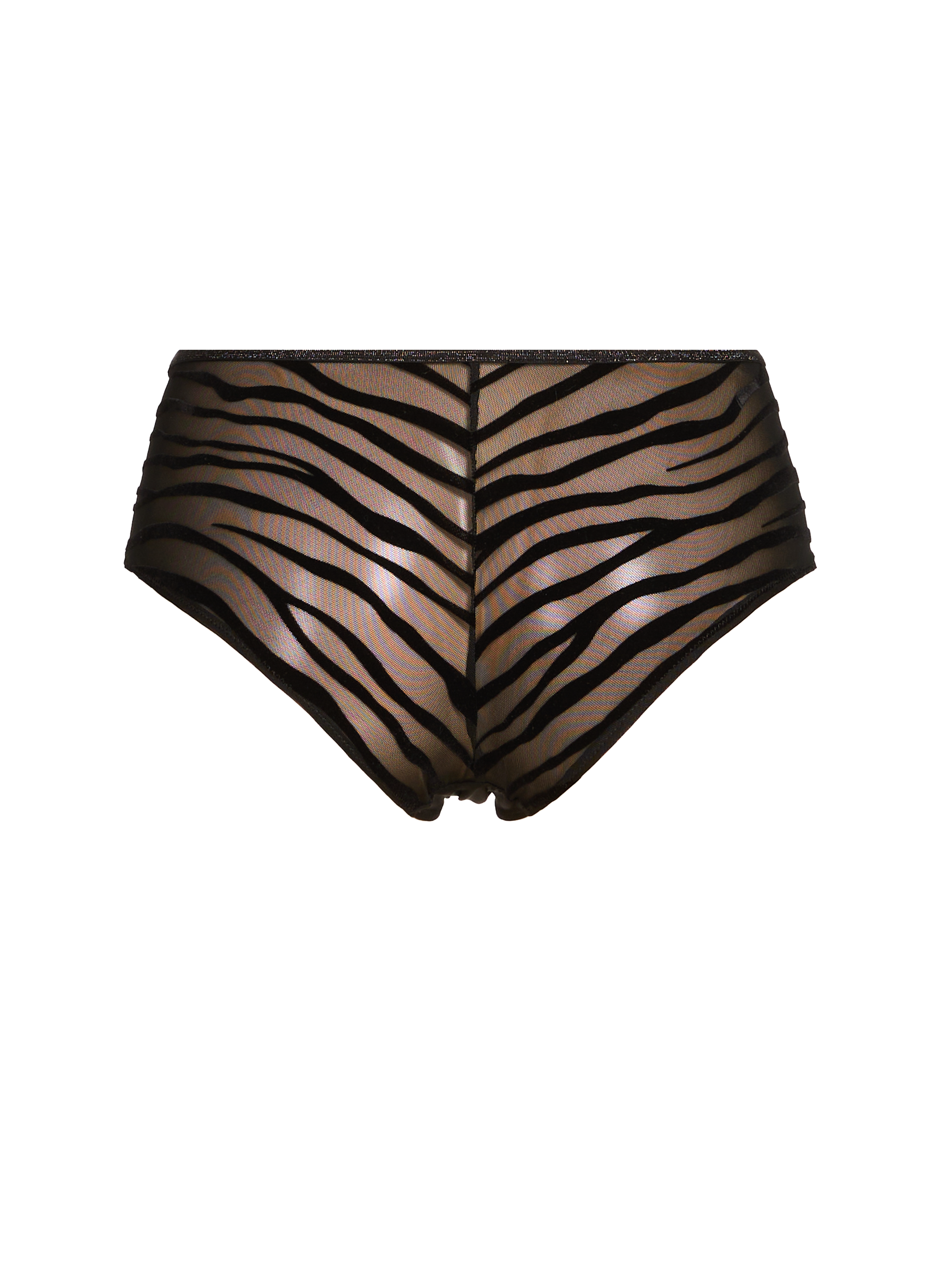 Two-material culottes LA NOUVELLE Black