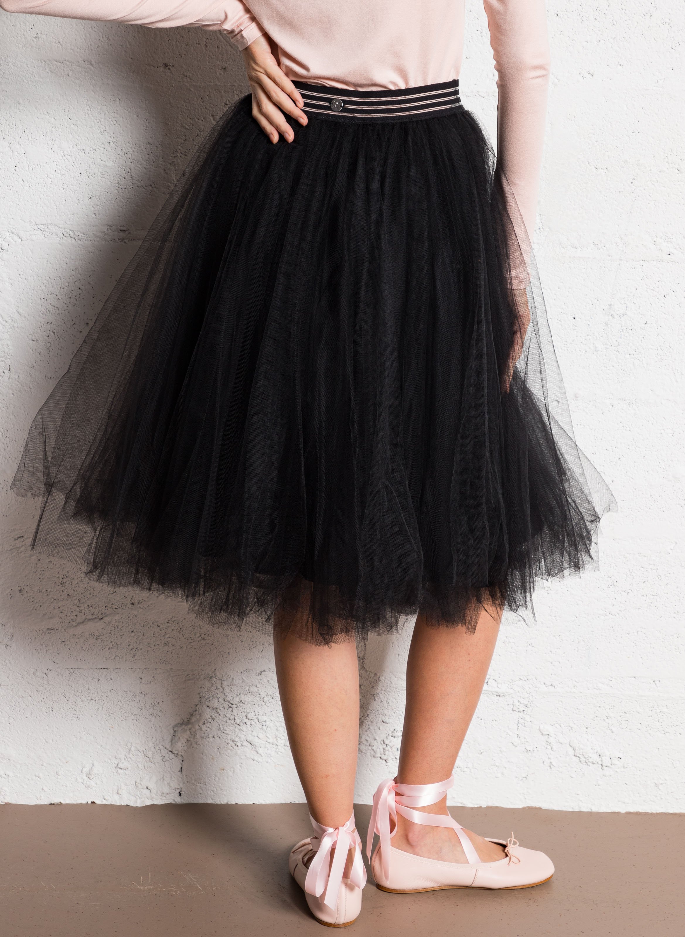 Jupon en tulle REPETTO Noir