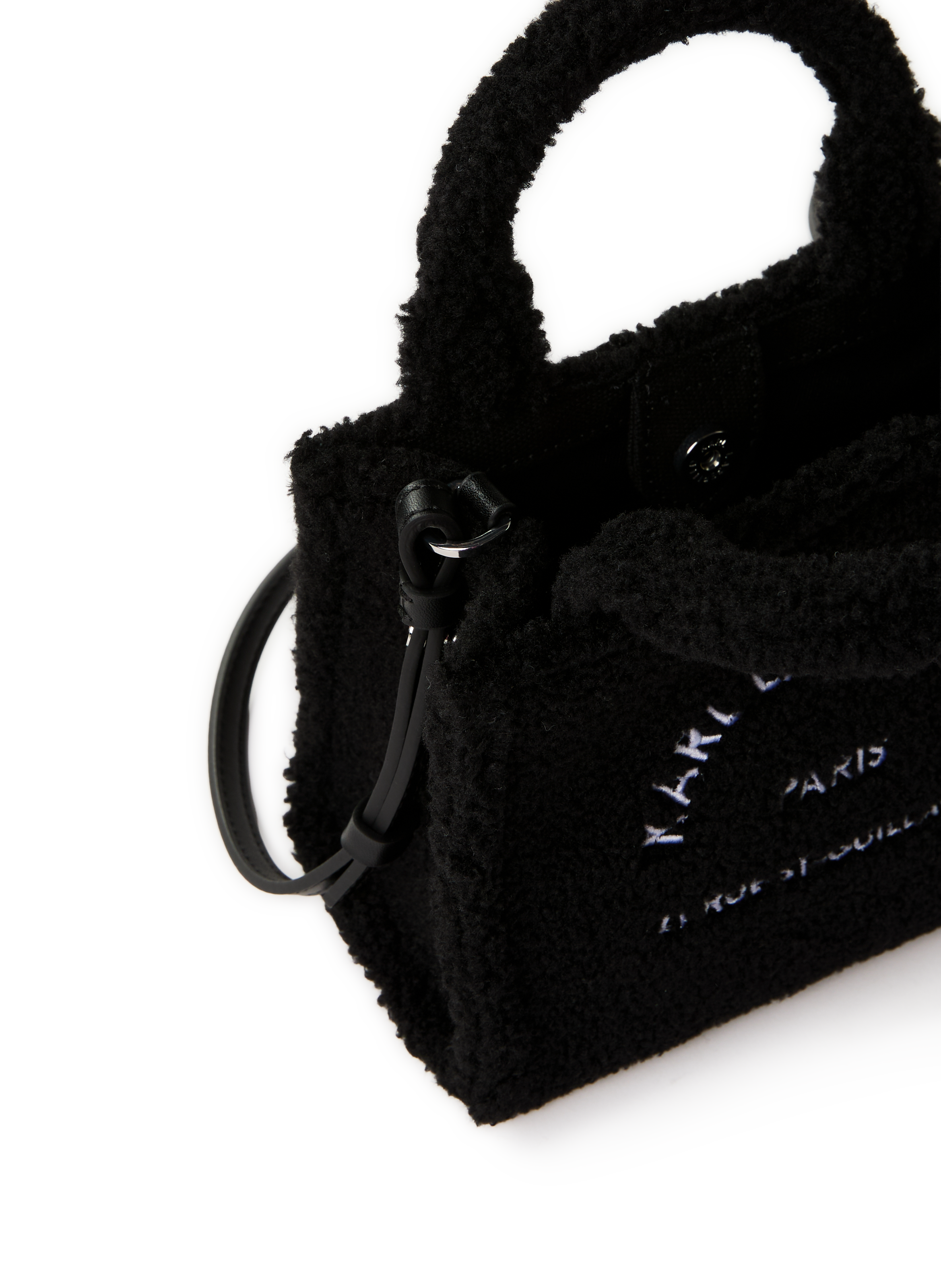 Sac à main brodé KARL LAGERFELD Noir