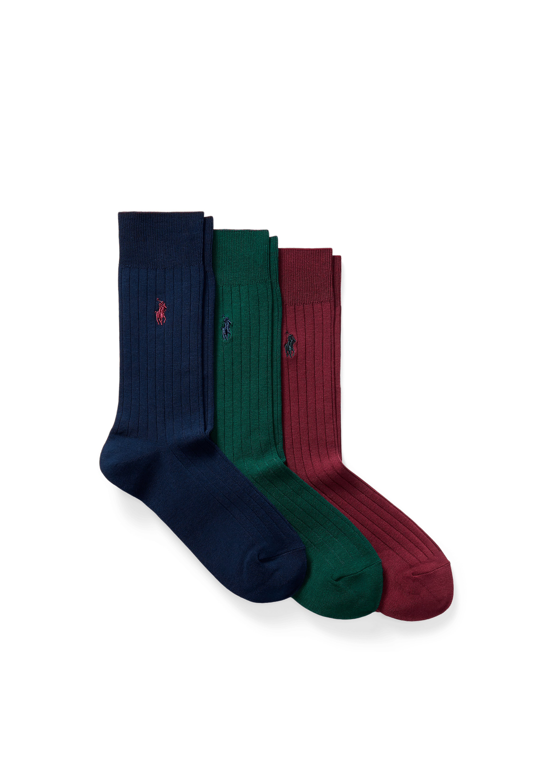 POLO RALPH LAUREN Set of three pairs of cotton socks Multicolour