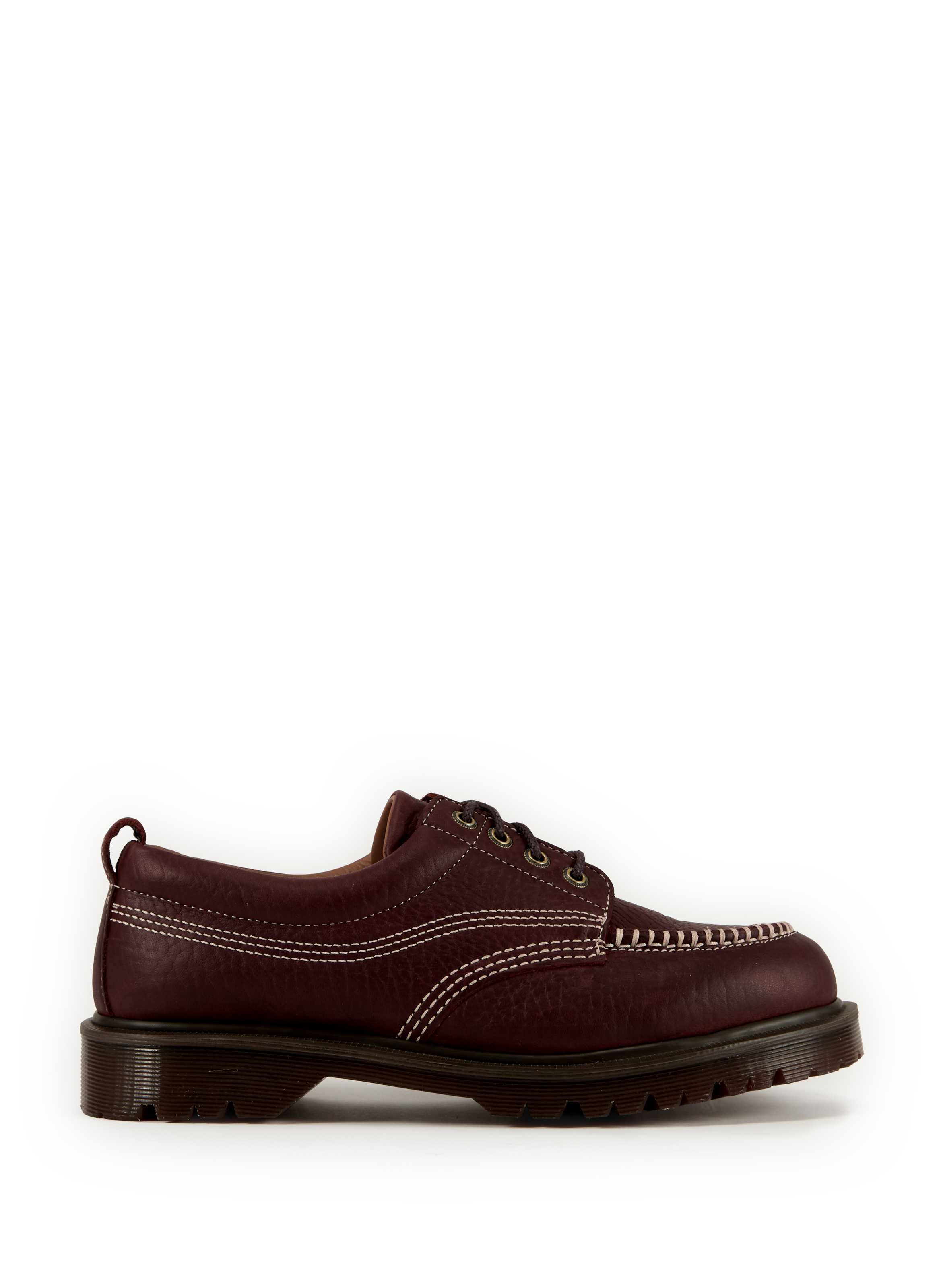 DR. MARTENS Derbies Lowell en cuir  Rouge