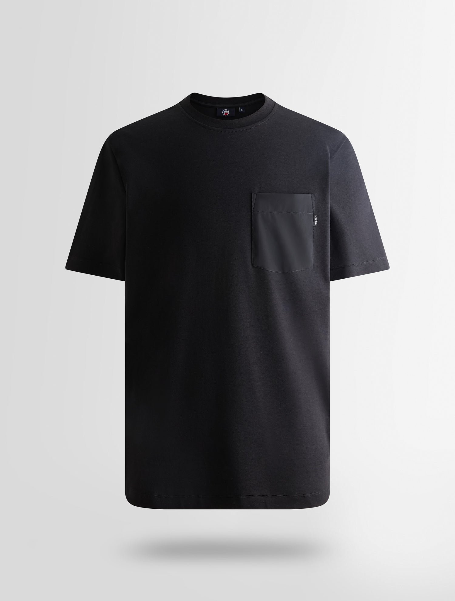 T-shirt manches courtes tylerr col rond coupe regular Noir