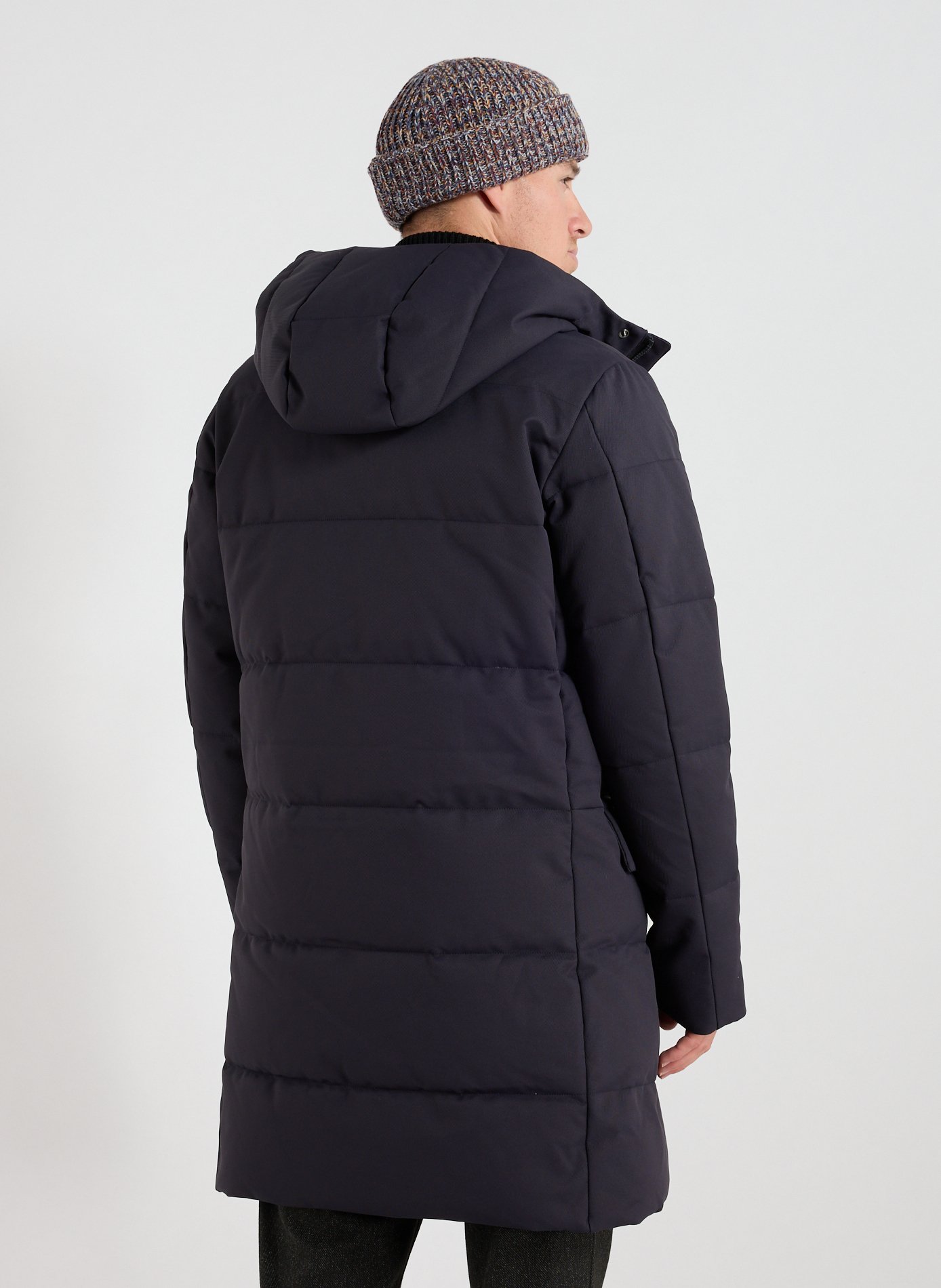 Doudoune droite Cosmos matelassée à capuche SAVE THE DUCK Bleu