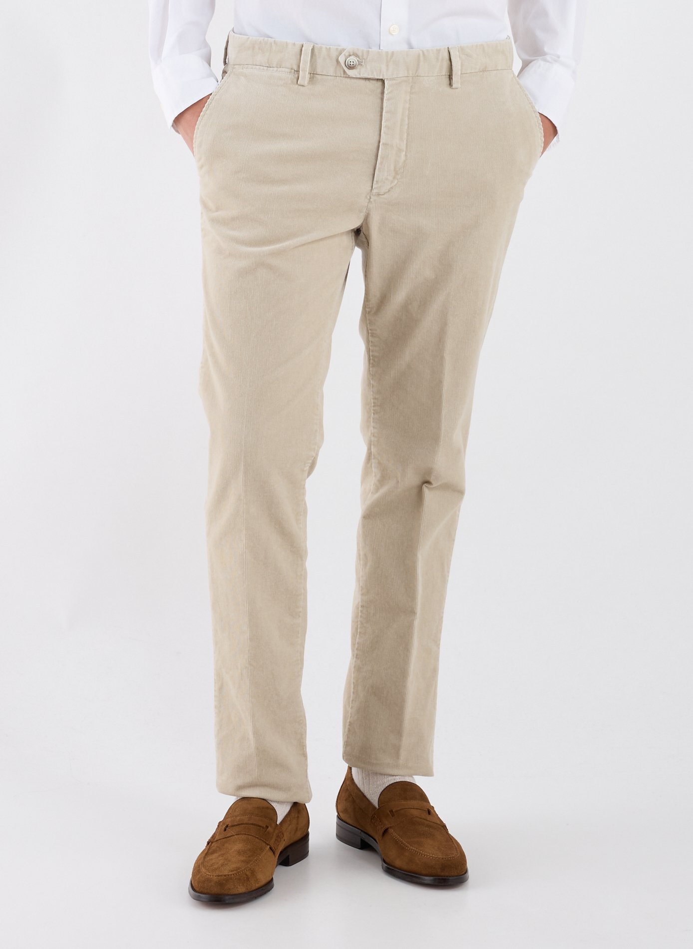 Cotton chino trousers HACKETT White