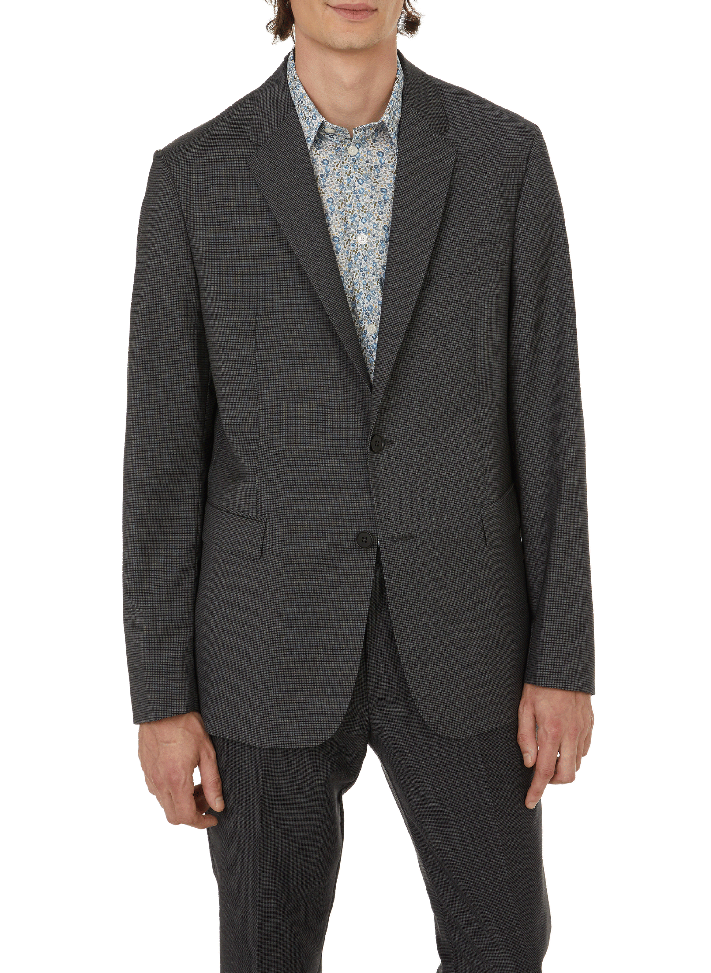 SAISON 1865 Houndstooth blazer Grey