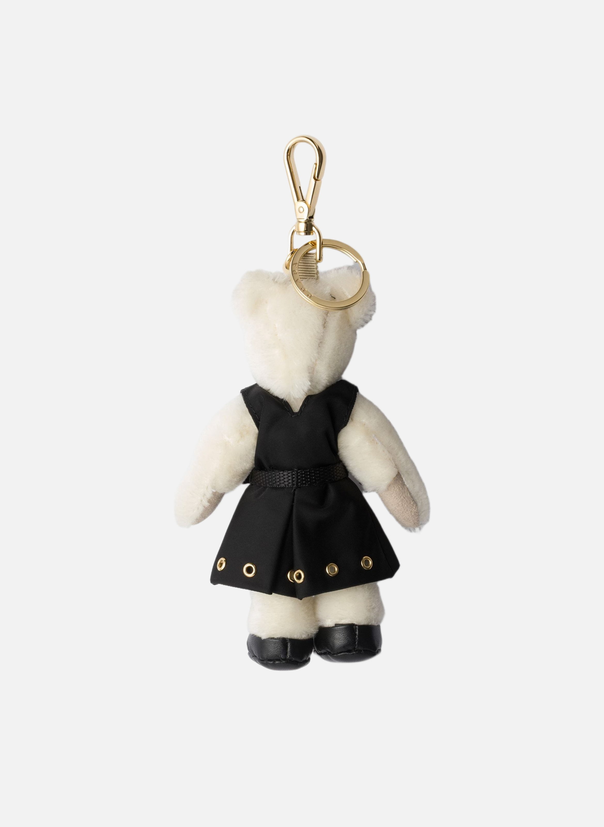 Charm porte-clés teddy PRADA Blanc