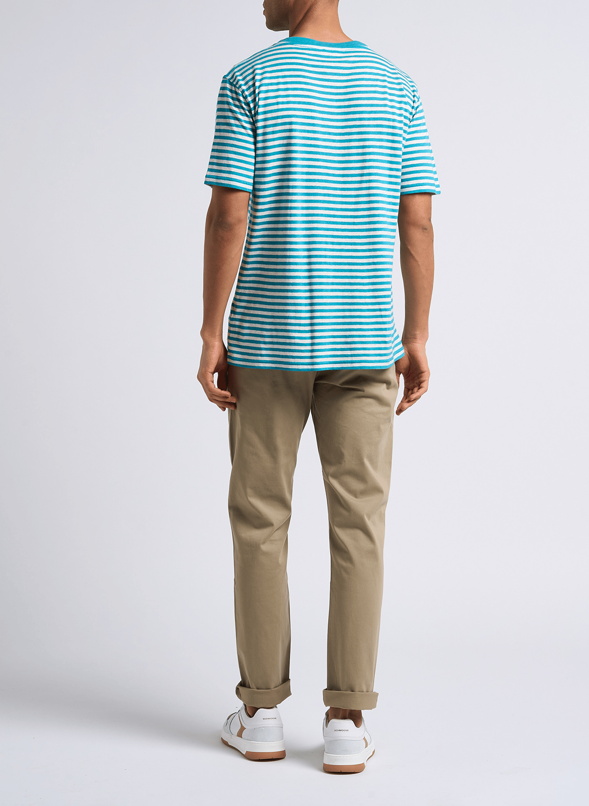 Pantalon chino en coton stretch BOSS Marron