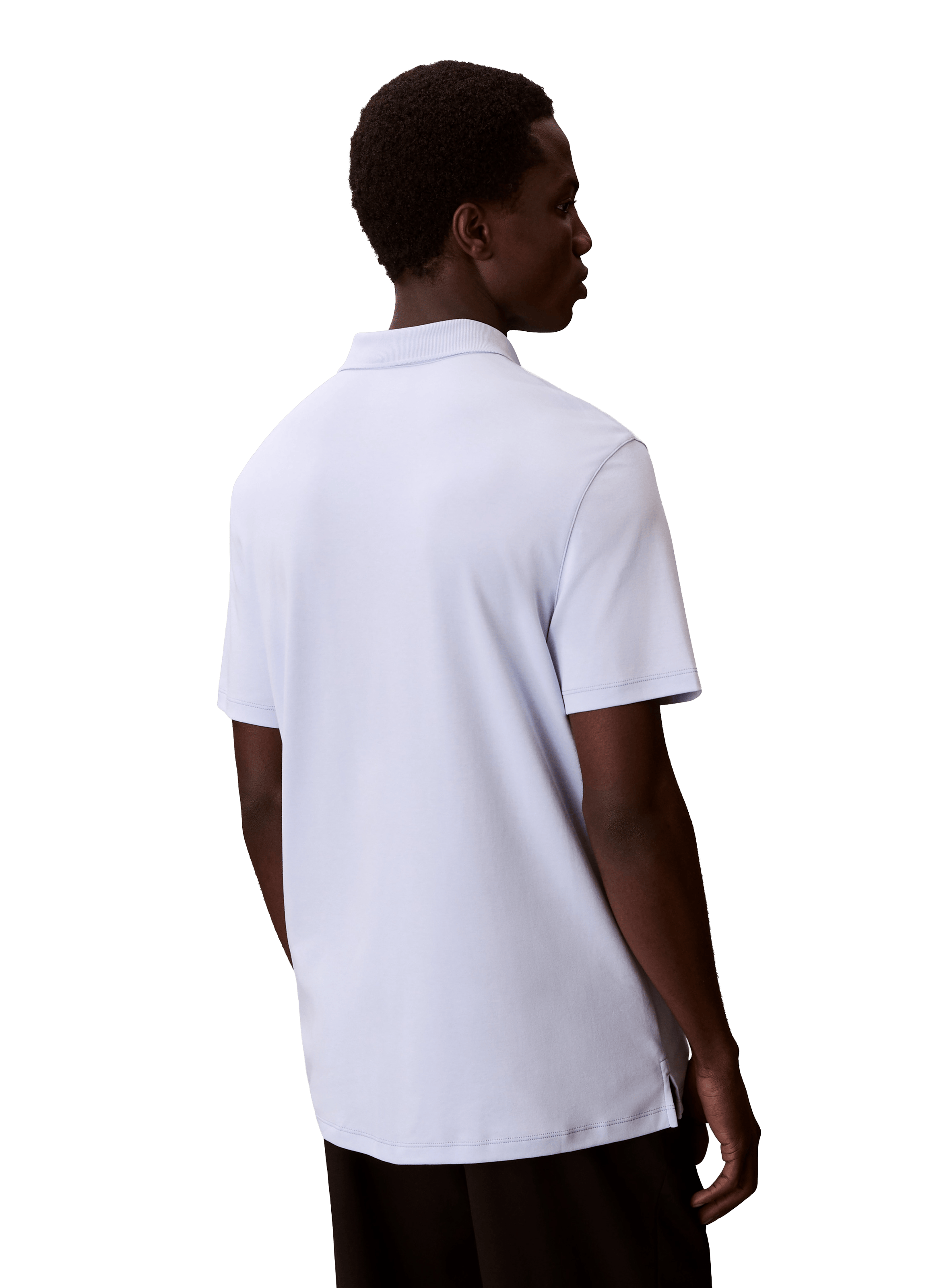  Cotton polo shirt  Blue