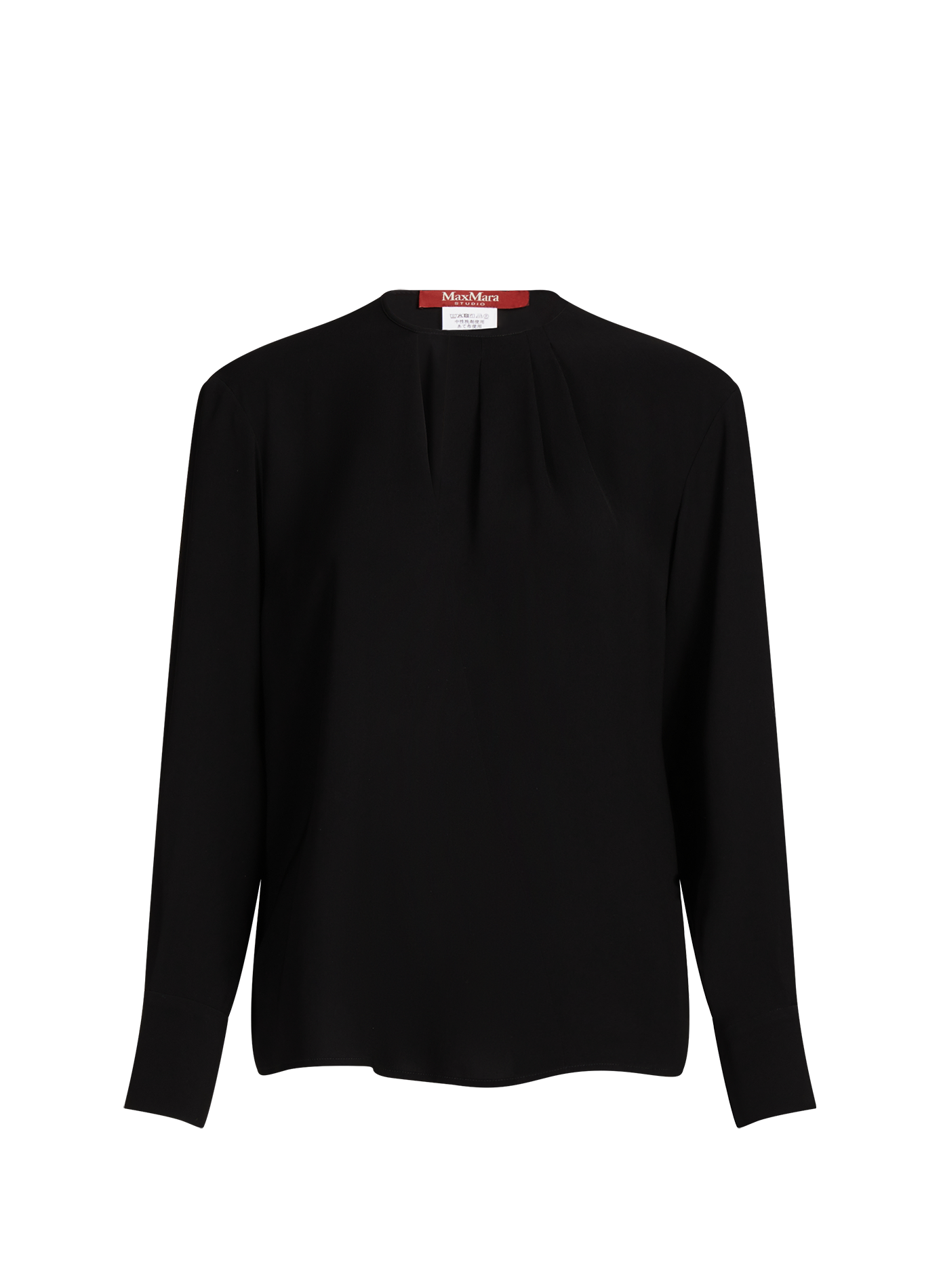 Blouse in solid color MAX MARA Black
