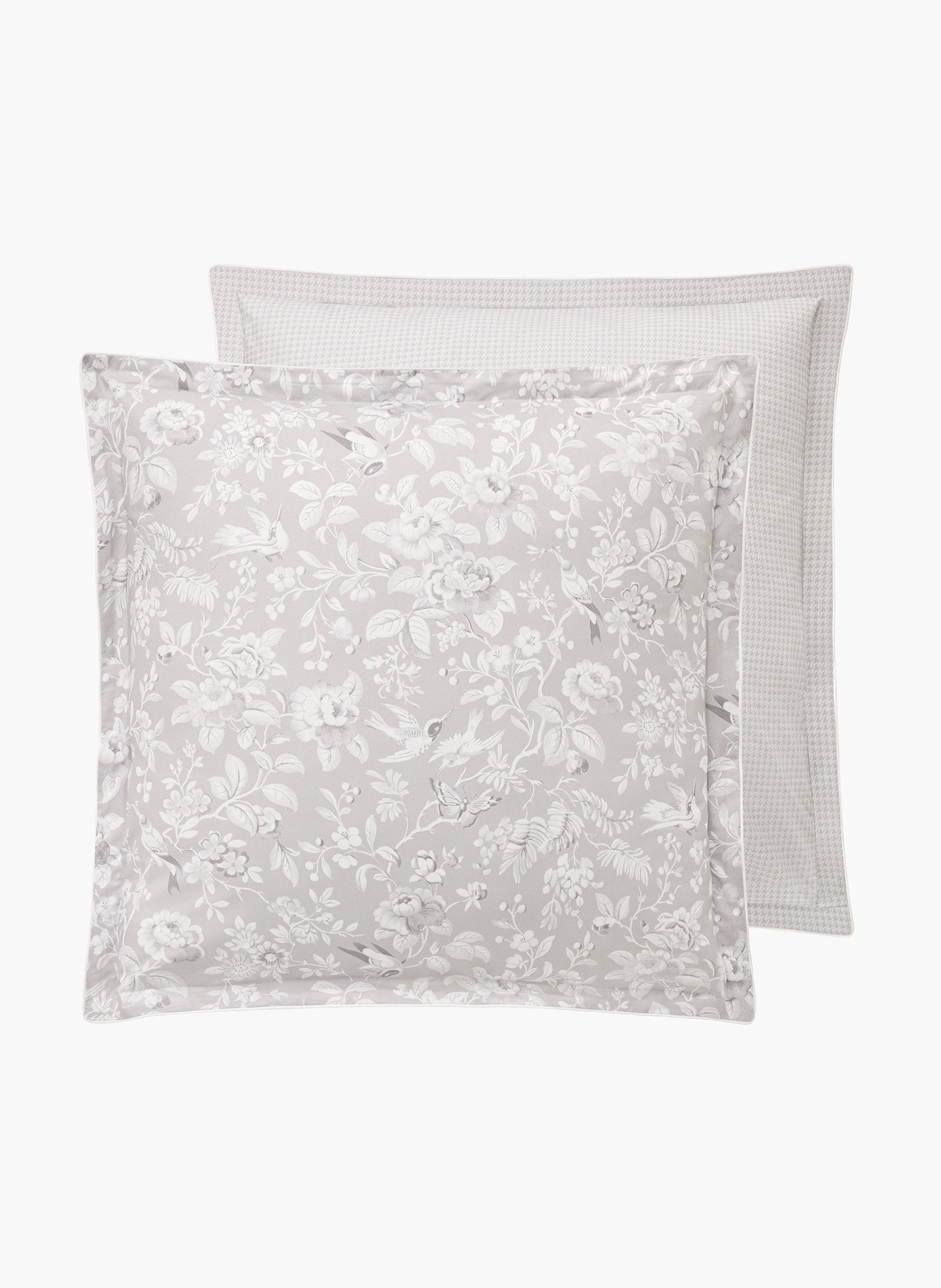 Taie d'oreiller perle ANNE DE SOLENE Marron