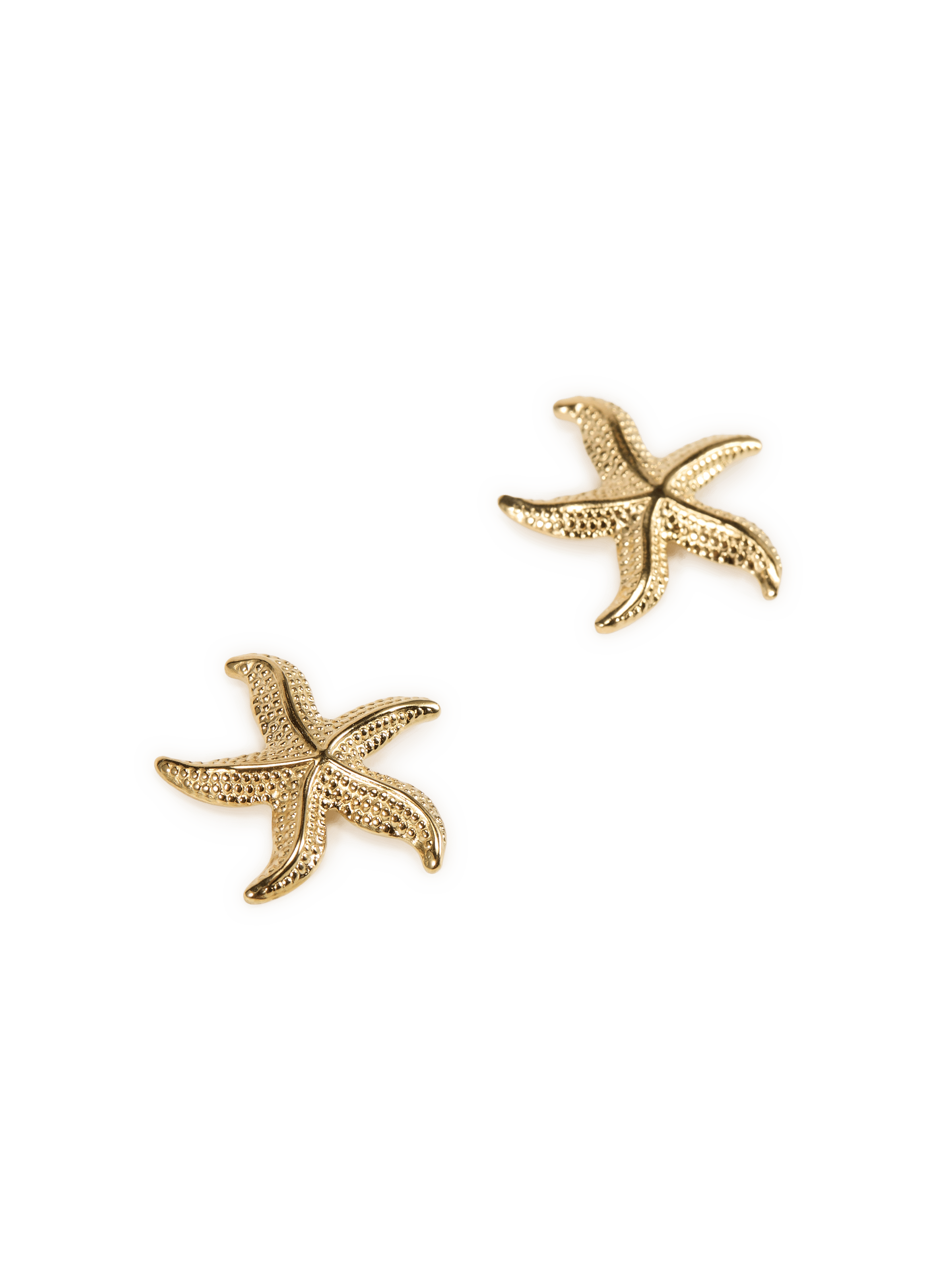 Boucles d'oreilles étoile de mer AU PRINTEMPS PARIS Doré