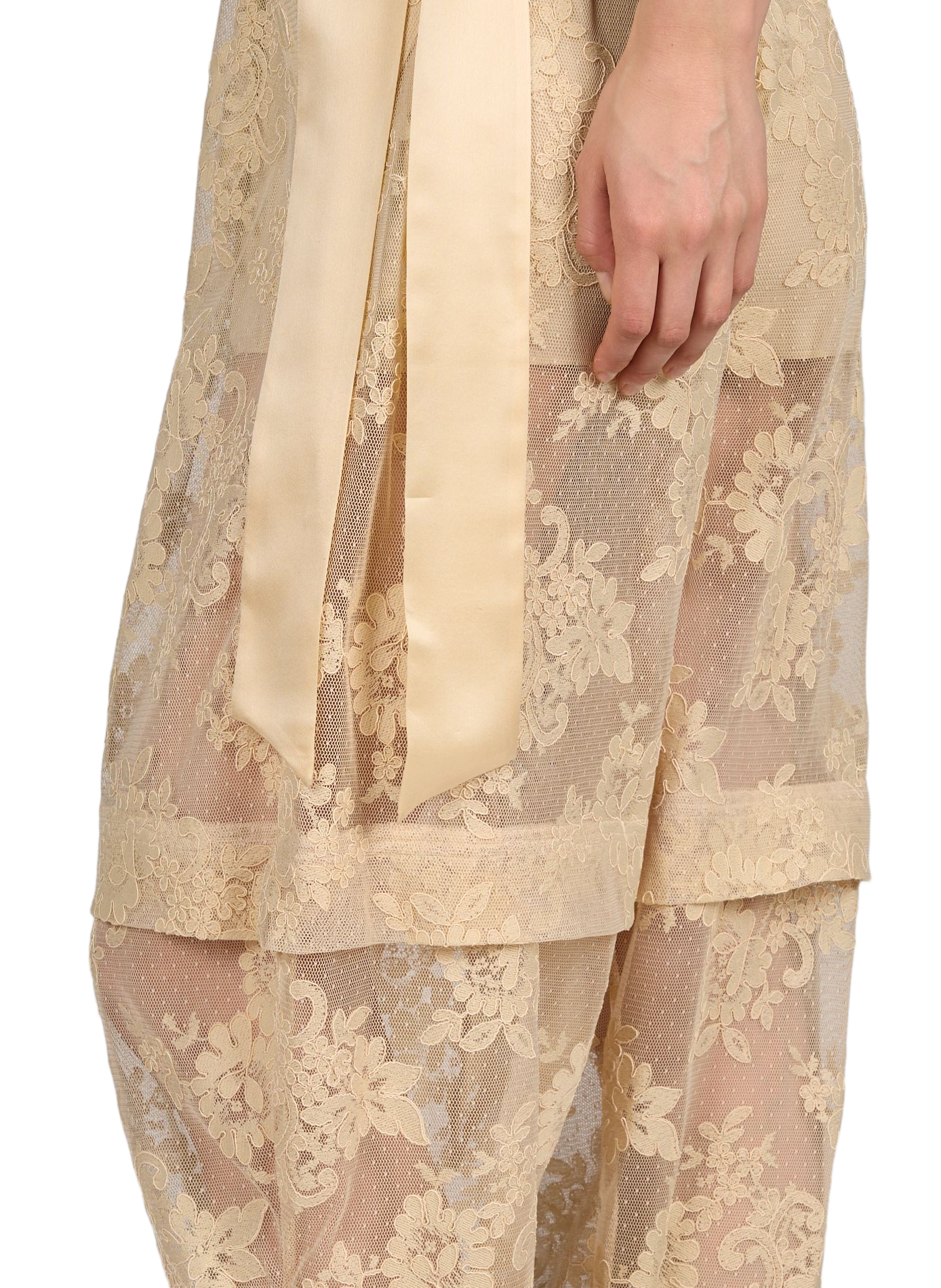 Pantalon harem en dentelle Luna ZIMMERMANN Blanc