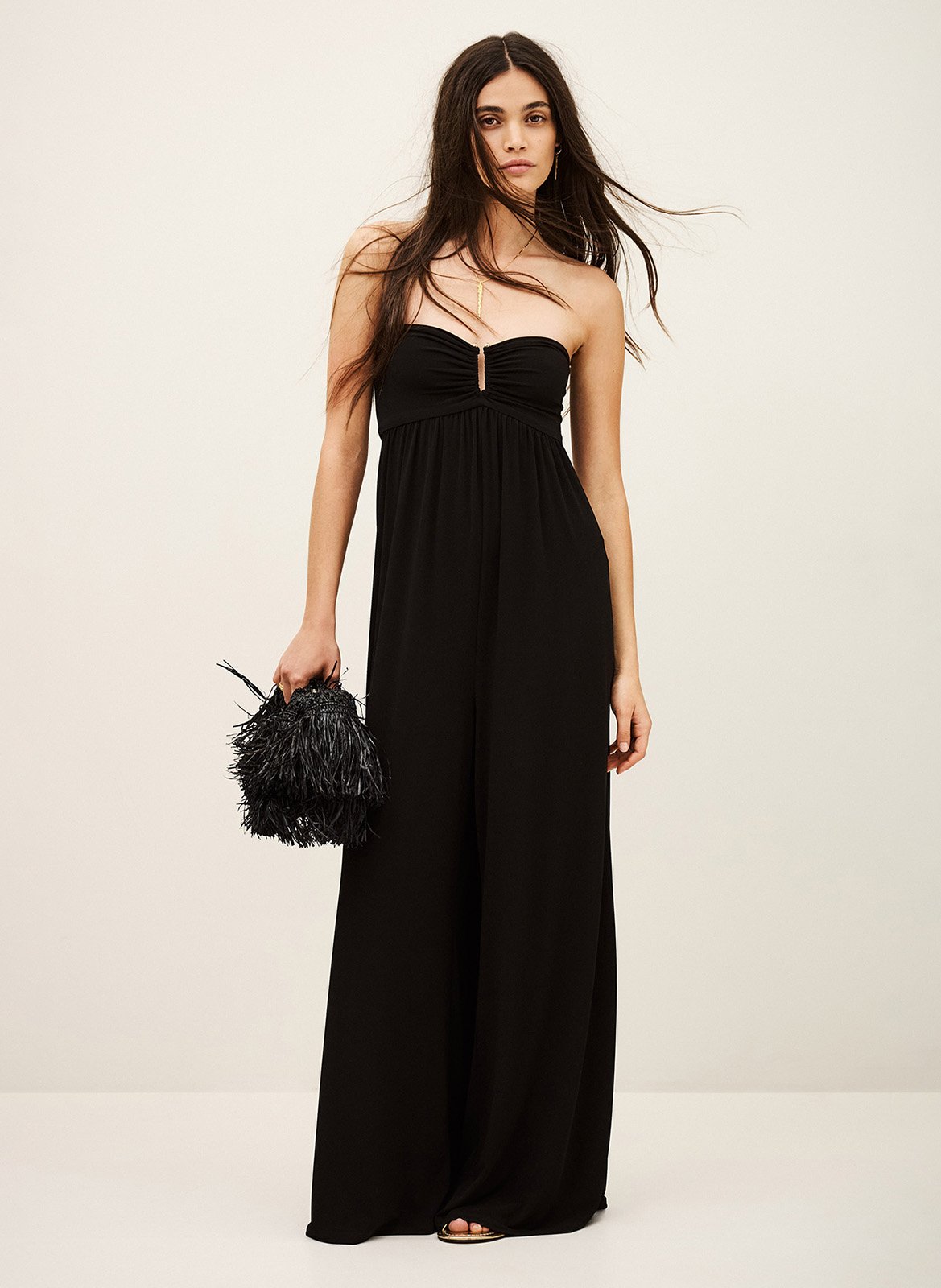 Combinaison bustier jema BA&SH Noir