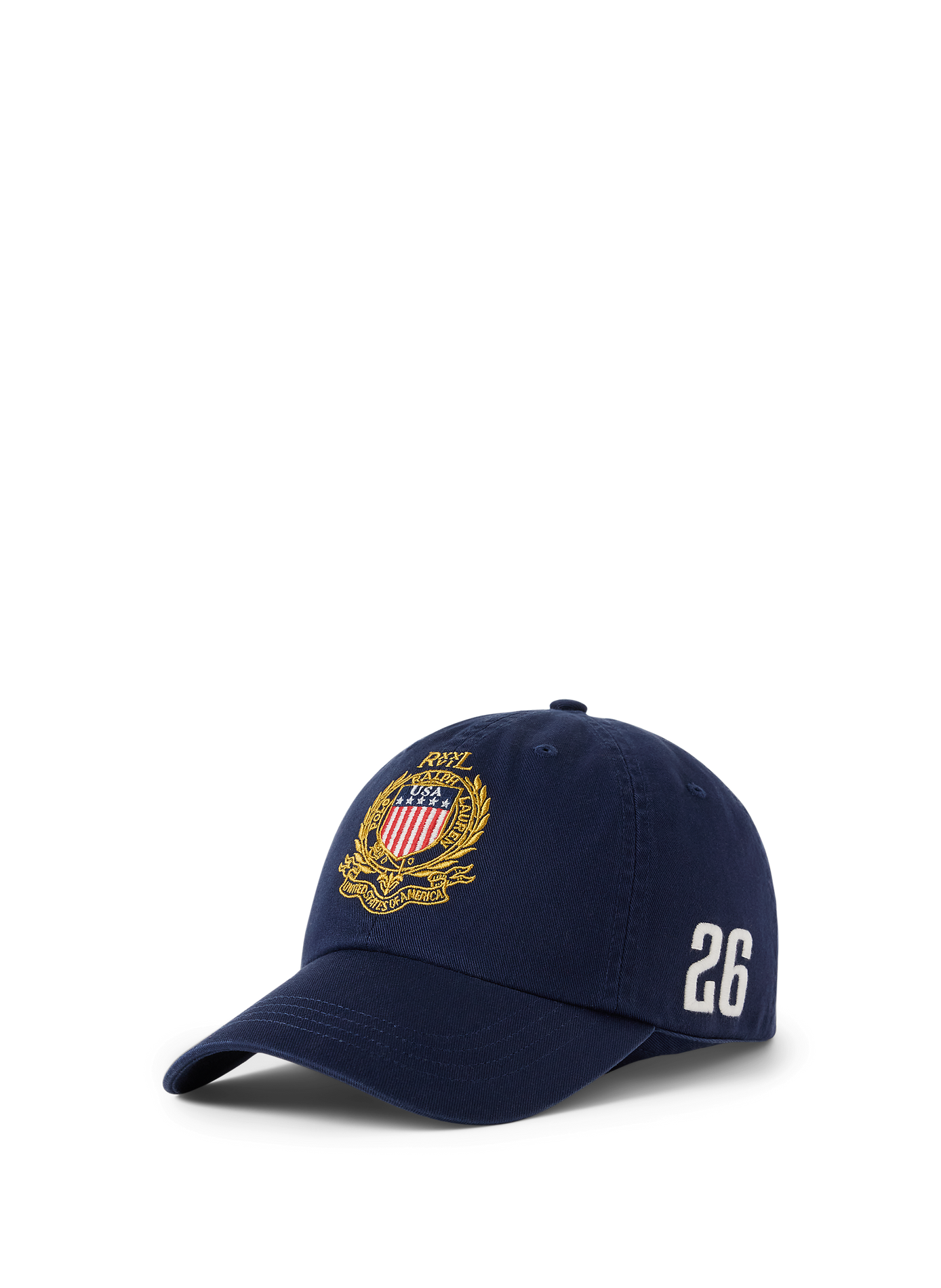 Cotton baseball cap with embroidered logo  POLO RALPH LAUREN Blue